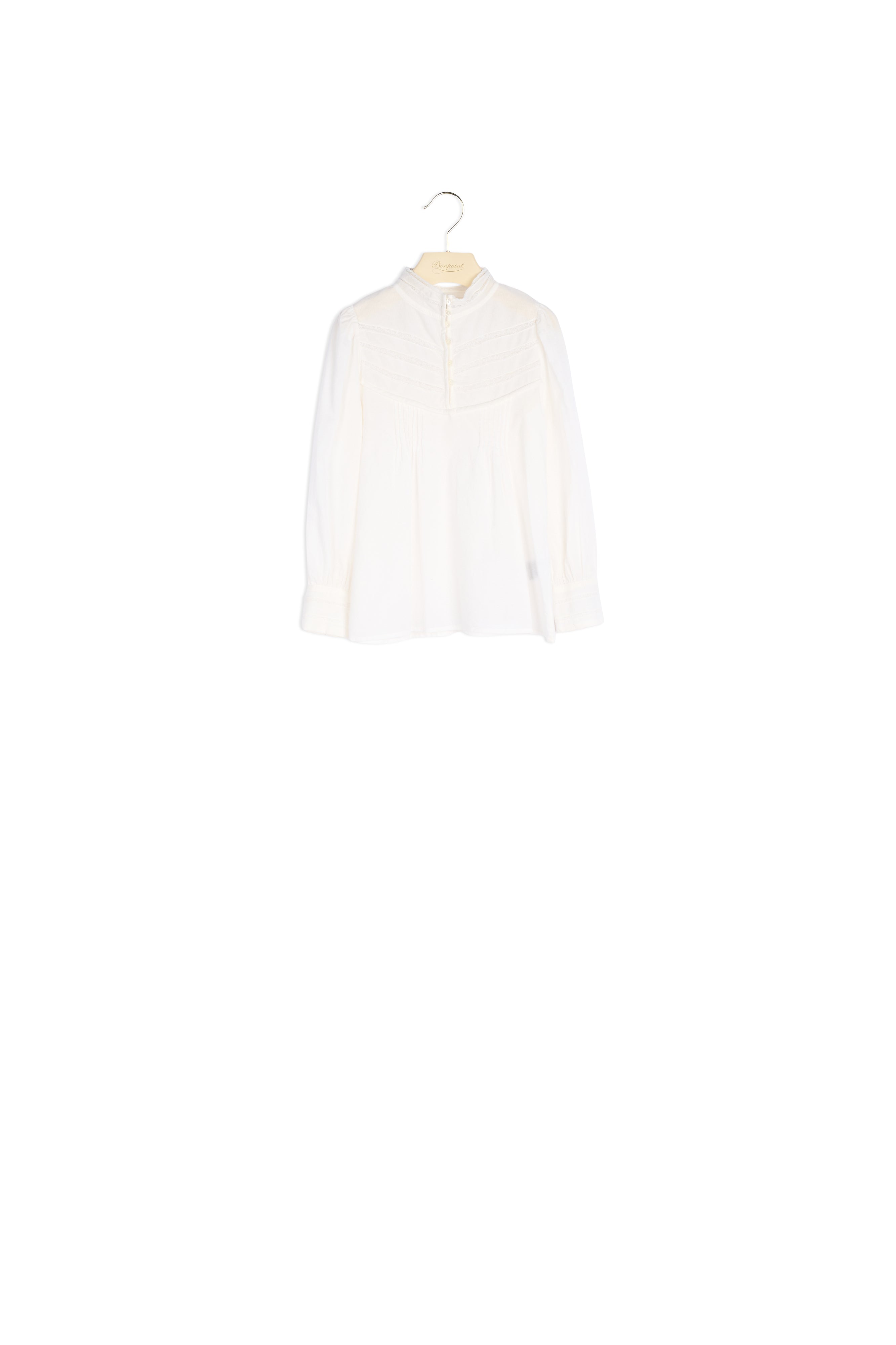 Blouse à plastron - Bonpoint vintage