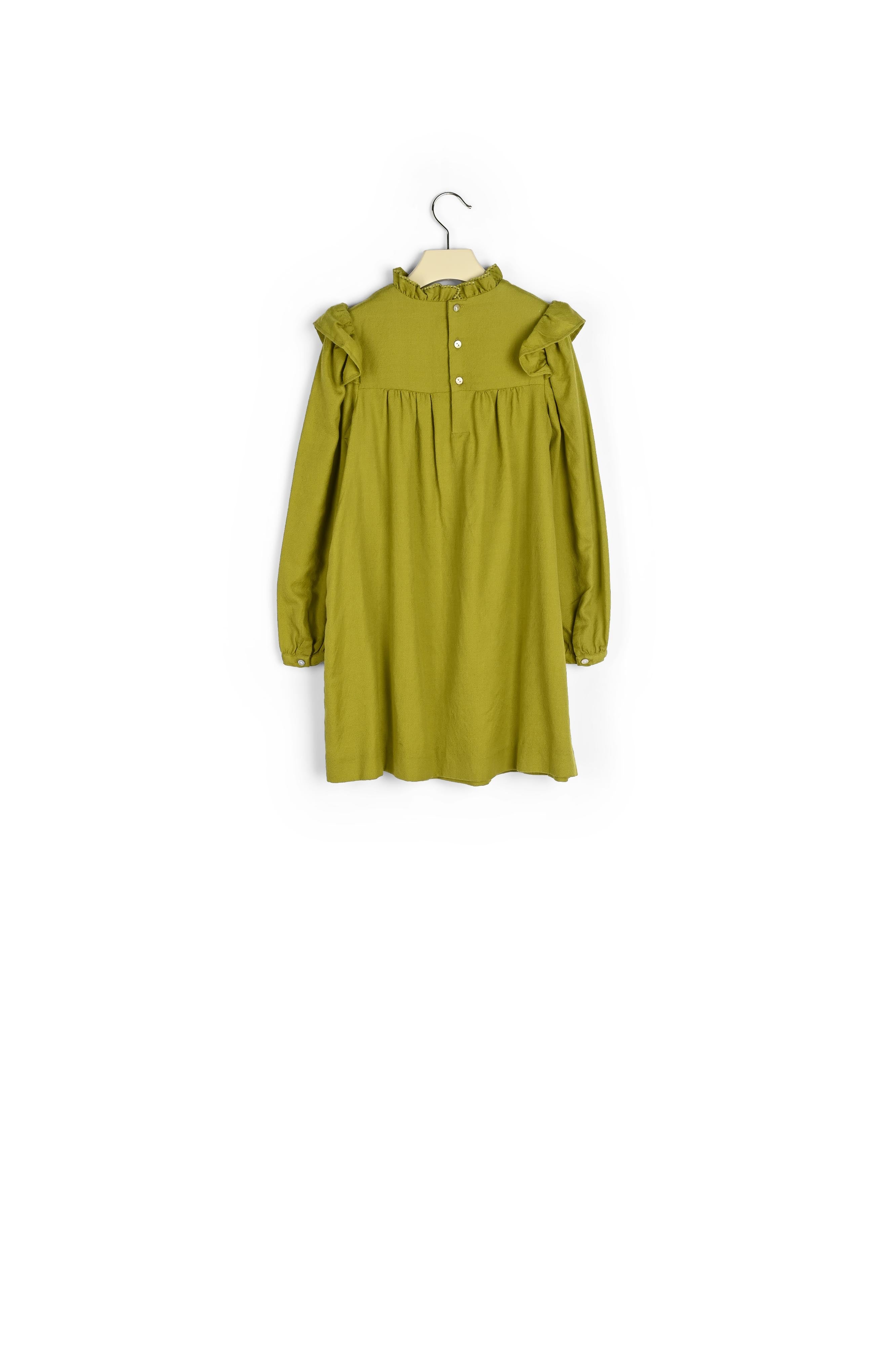 Robe volantée et brodée - Bonpoint vintage