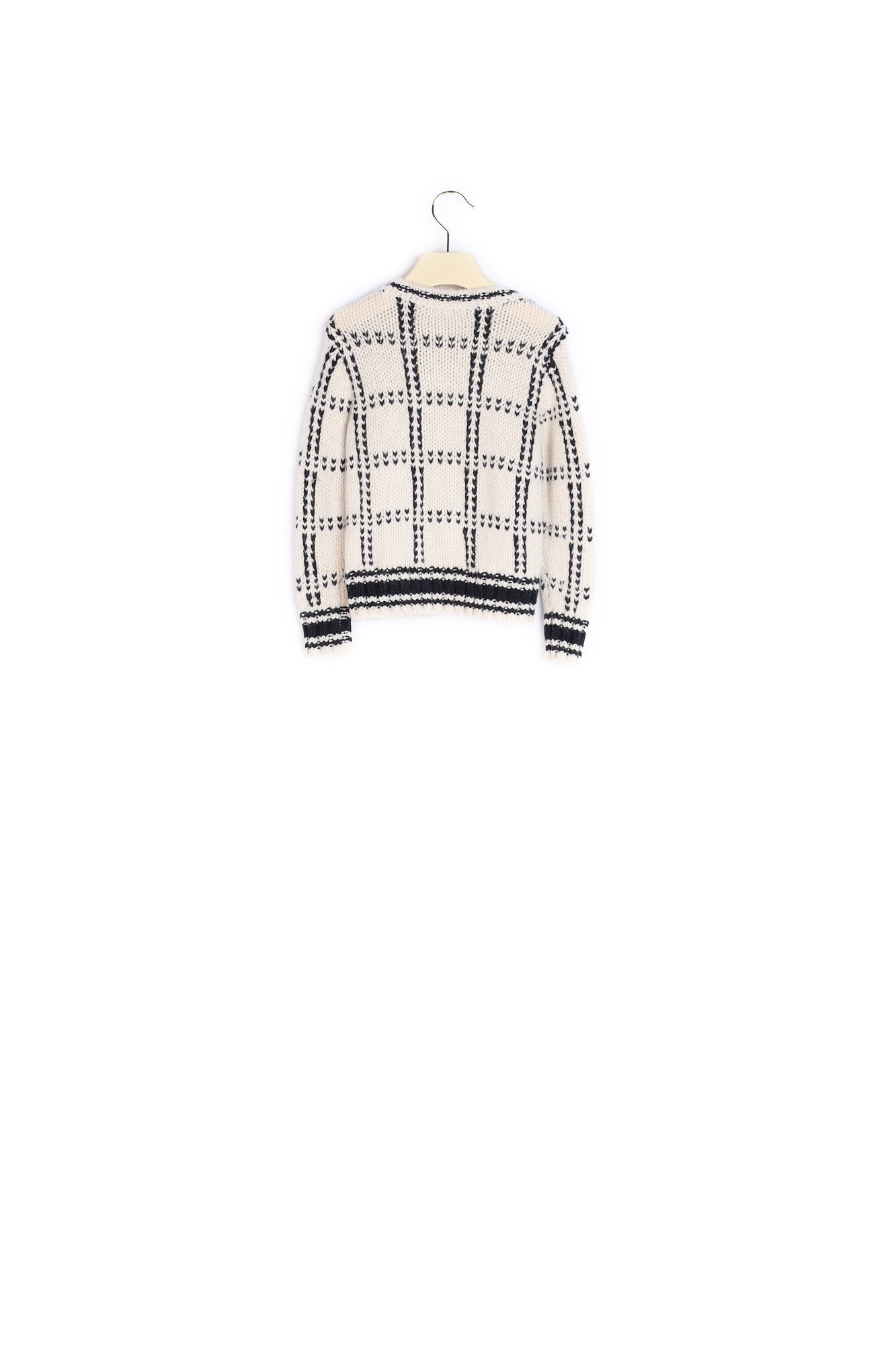Pull Jacquard Carreaux - Bonpoint vintage