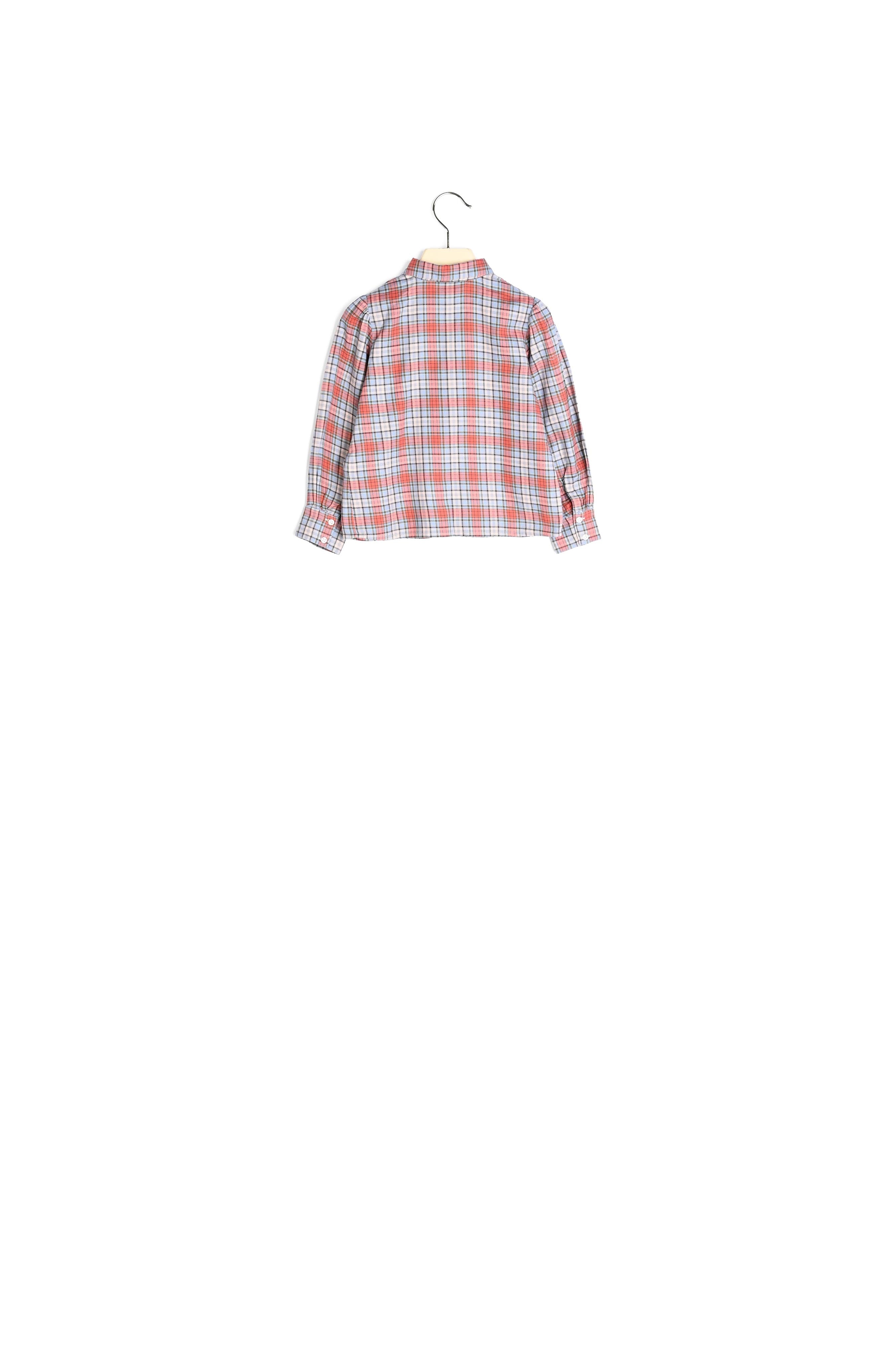 Blouse à carreaux - Bonpoint vintage