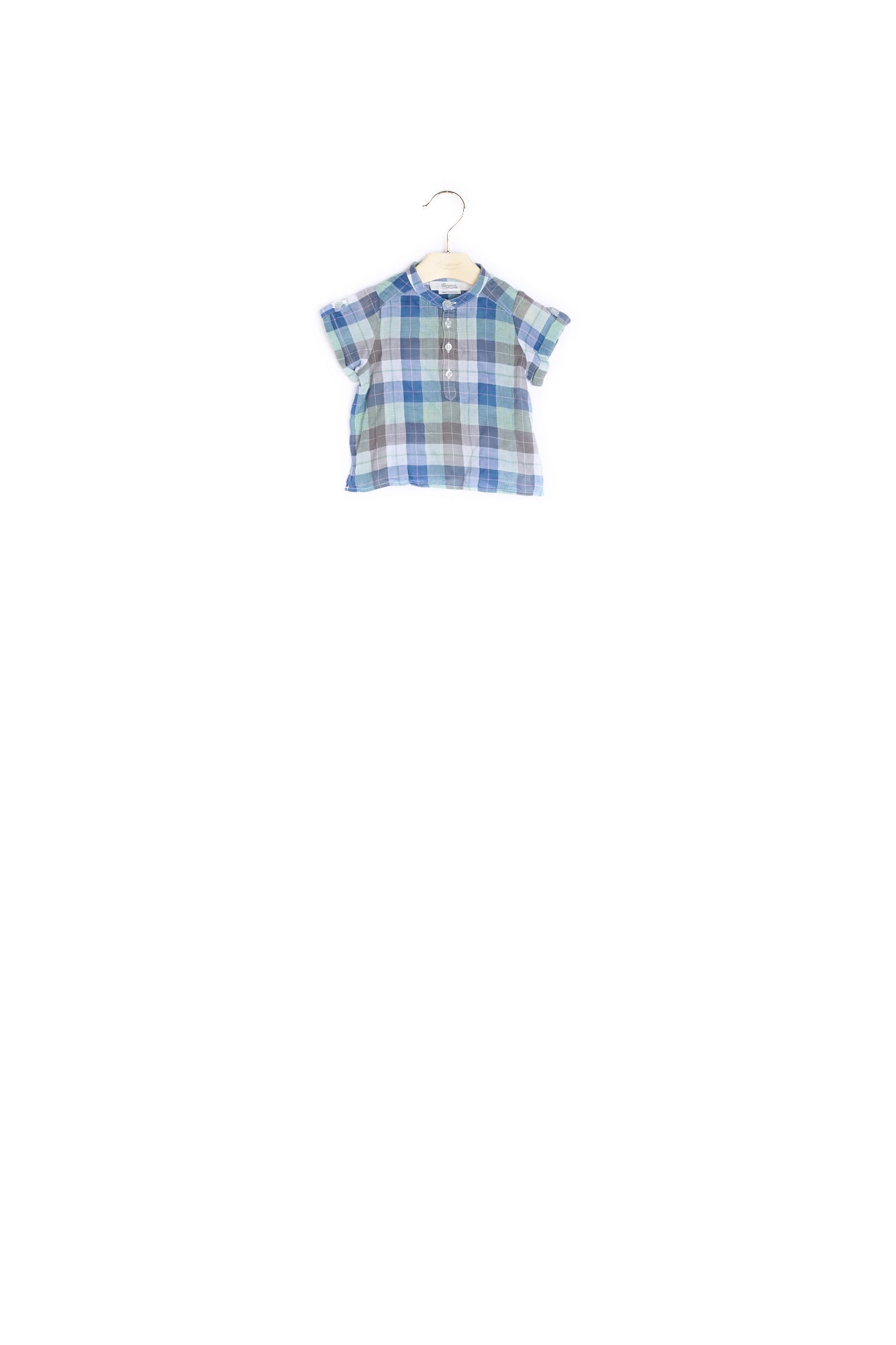 Chemise à carreaux - Bonpoint vintage