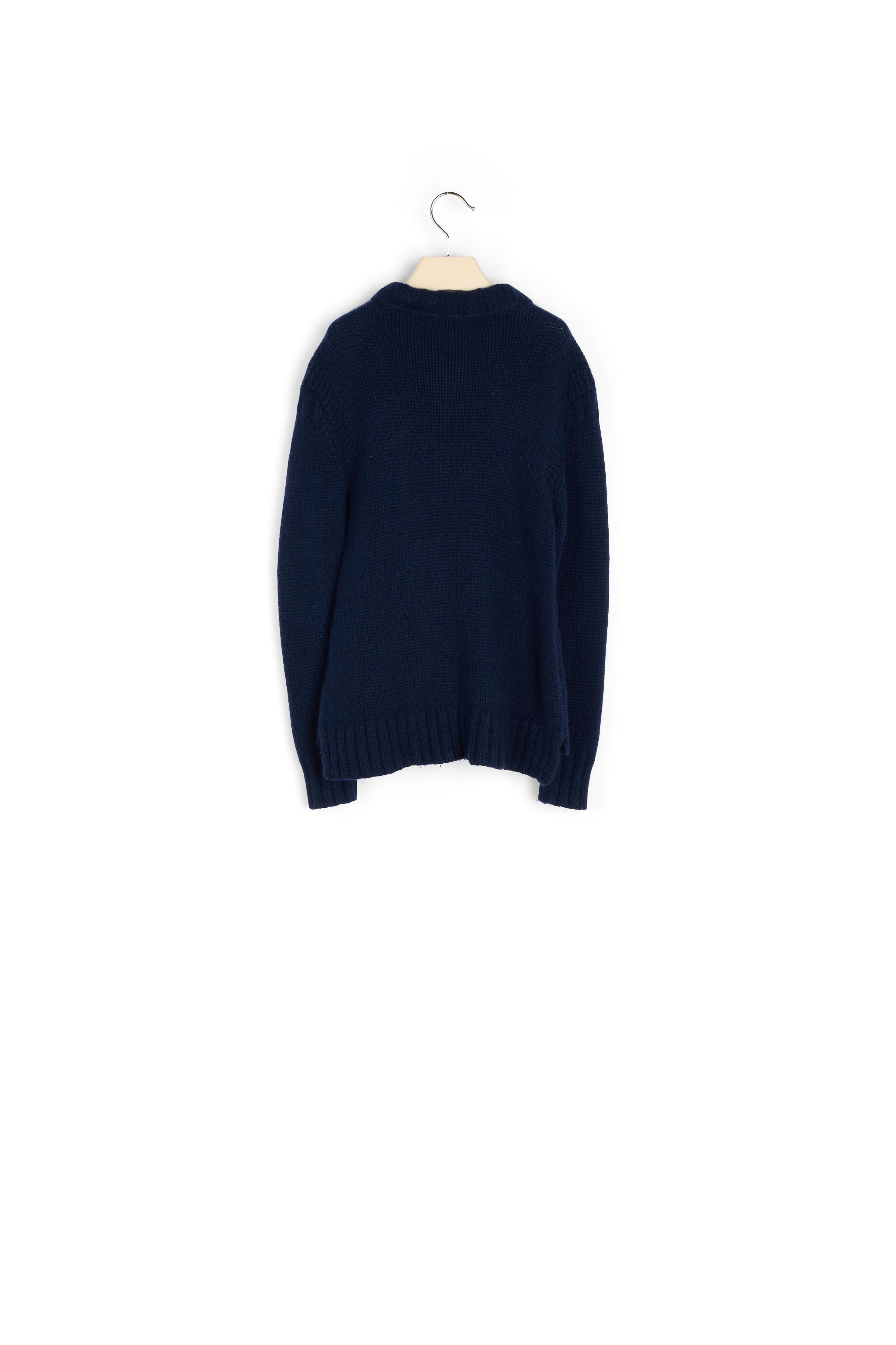 Pull en cachemire à col montant - Bonpoint vintage
