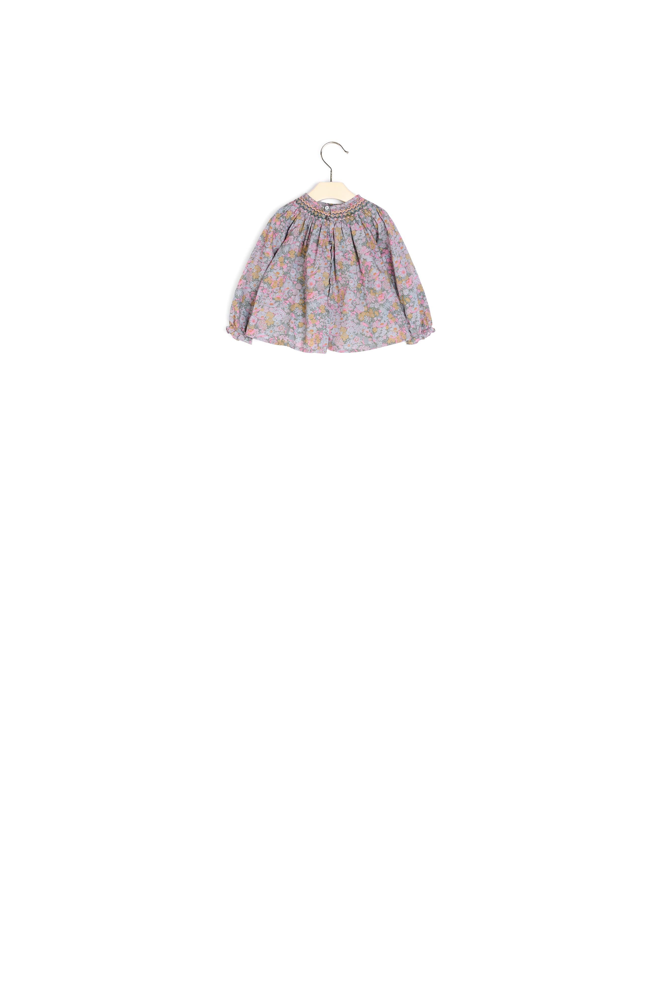 Blouse smockée Griotte - Bonpoint vintage