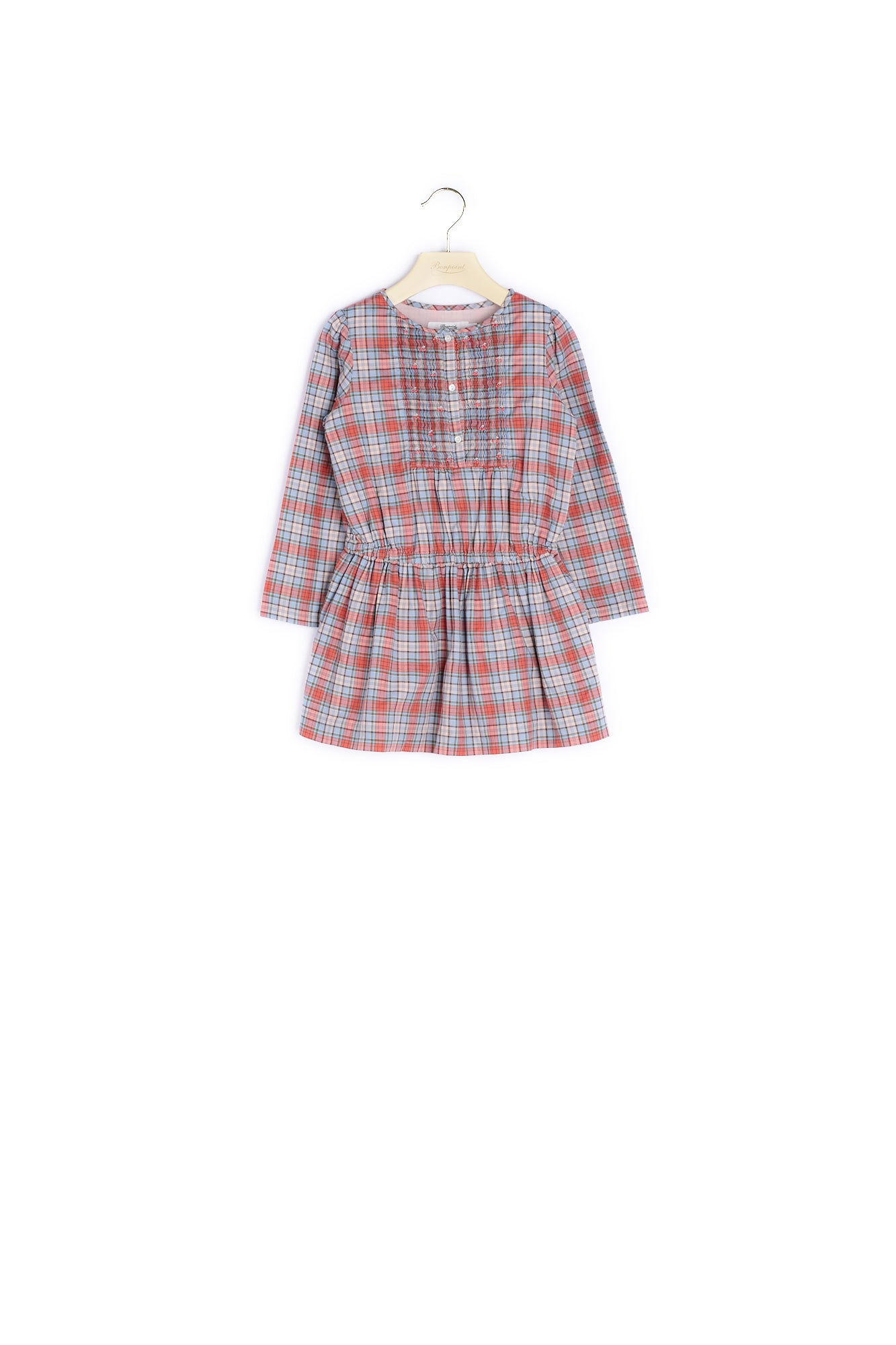 Robe à carreaux fille - Bonpoint vintage