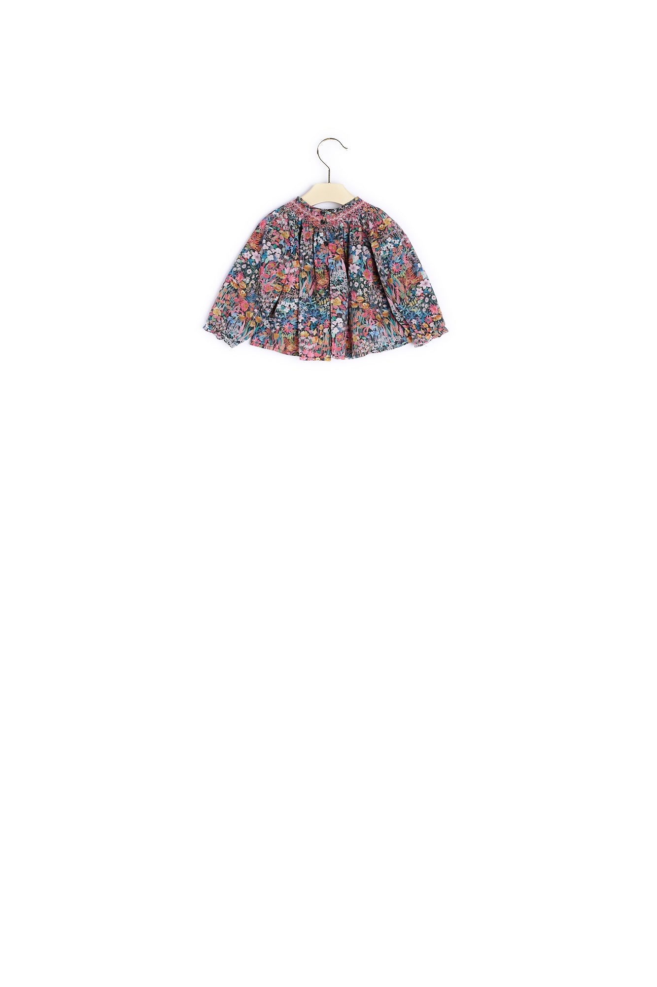 Blouse en tissu Liberty bébé - Bonpoint vintage