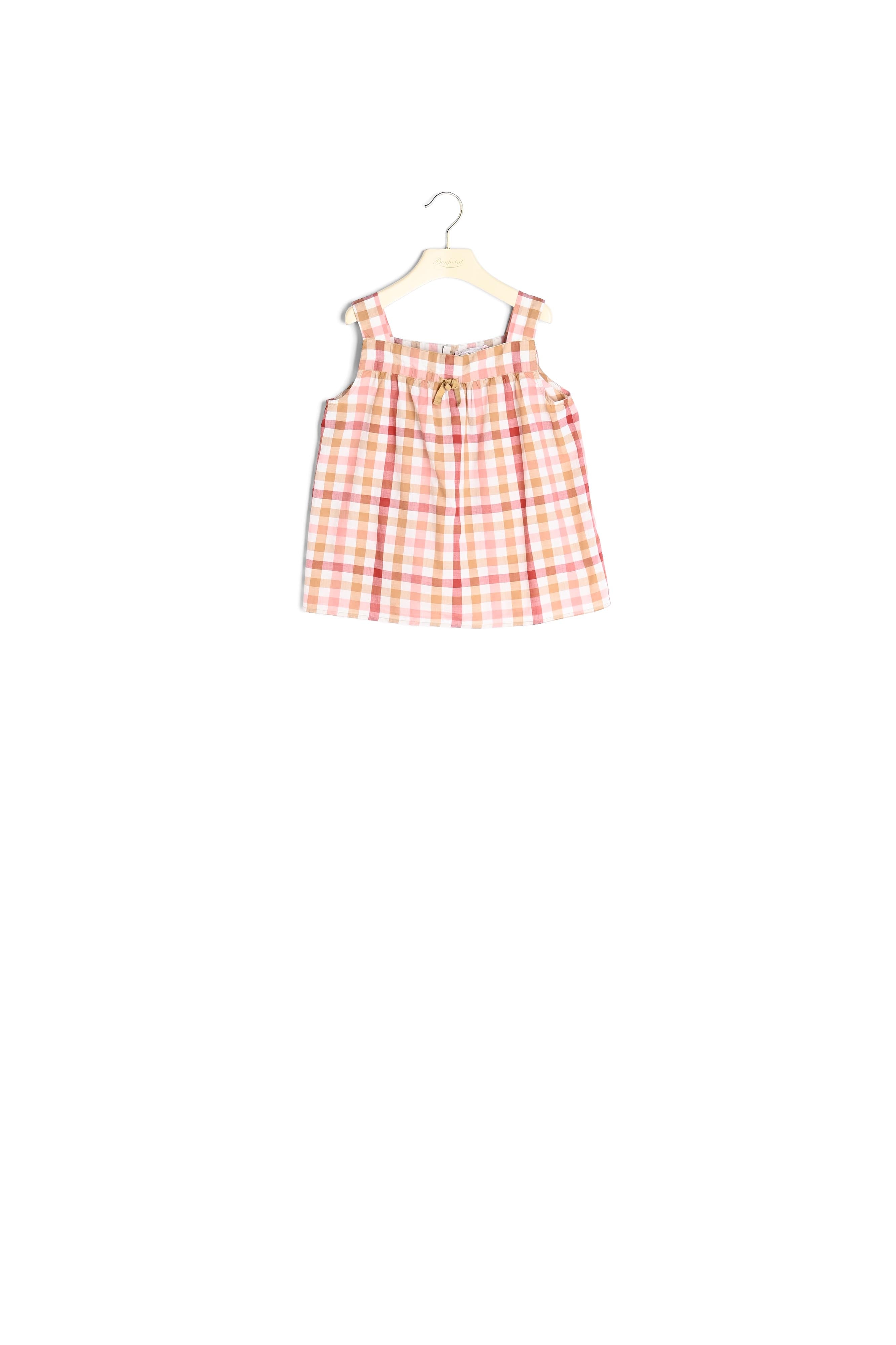 Blouse à carreaux - Bonpoint vintage