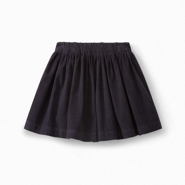 Jupe courte ample fille en velours milleplumes - Bonpoint vintage