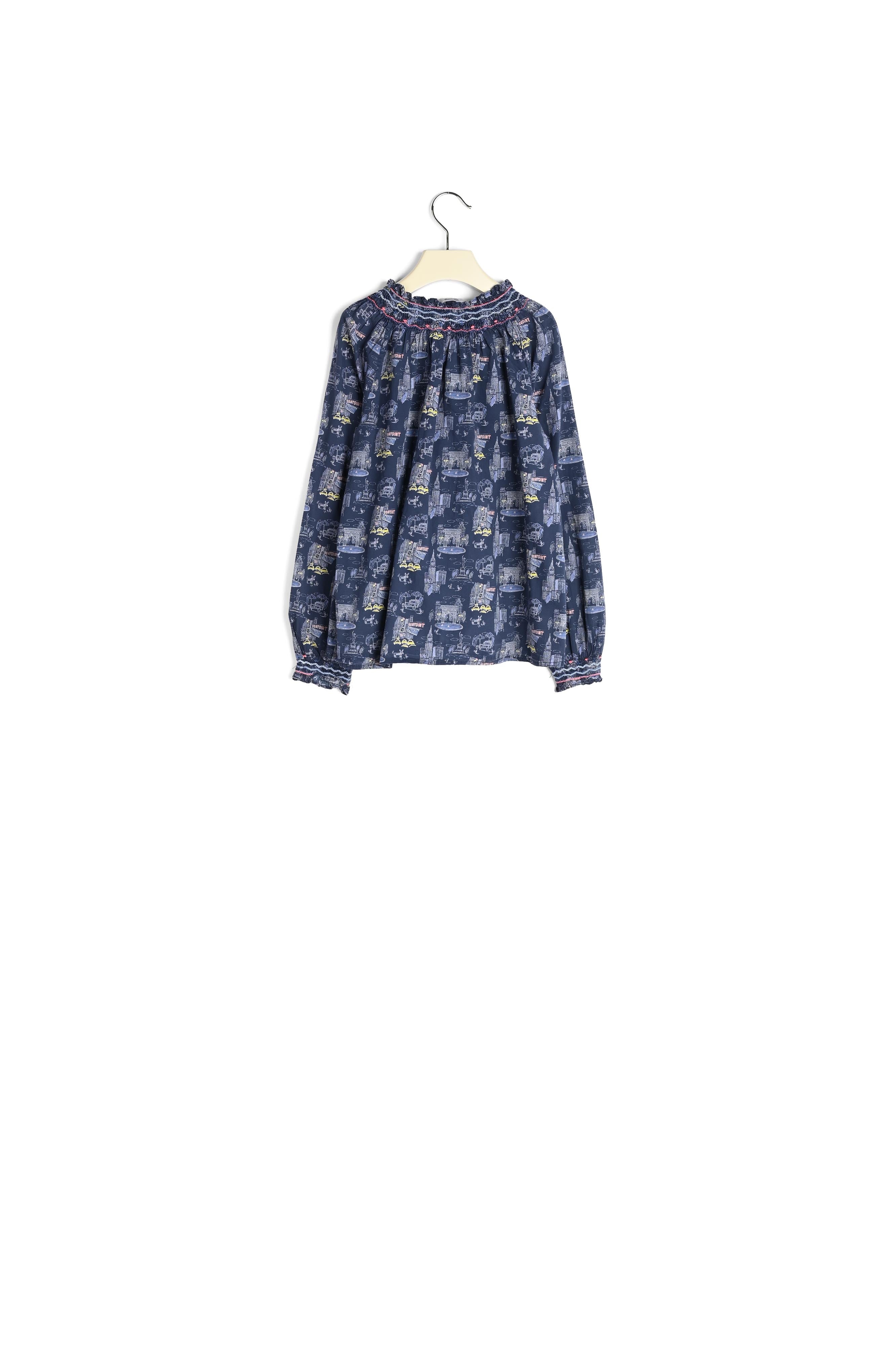 Blouse en tissu Liberty exclusif - Bonpoint vintage