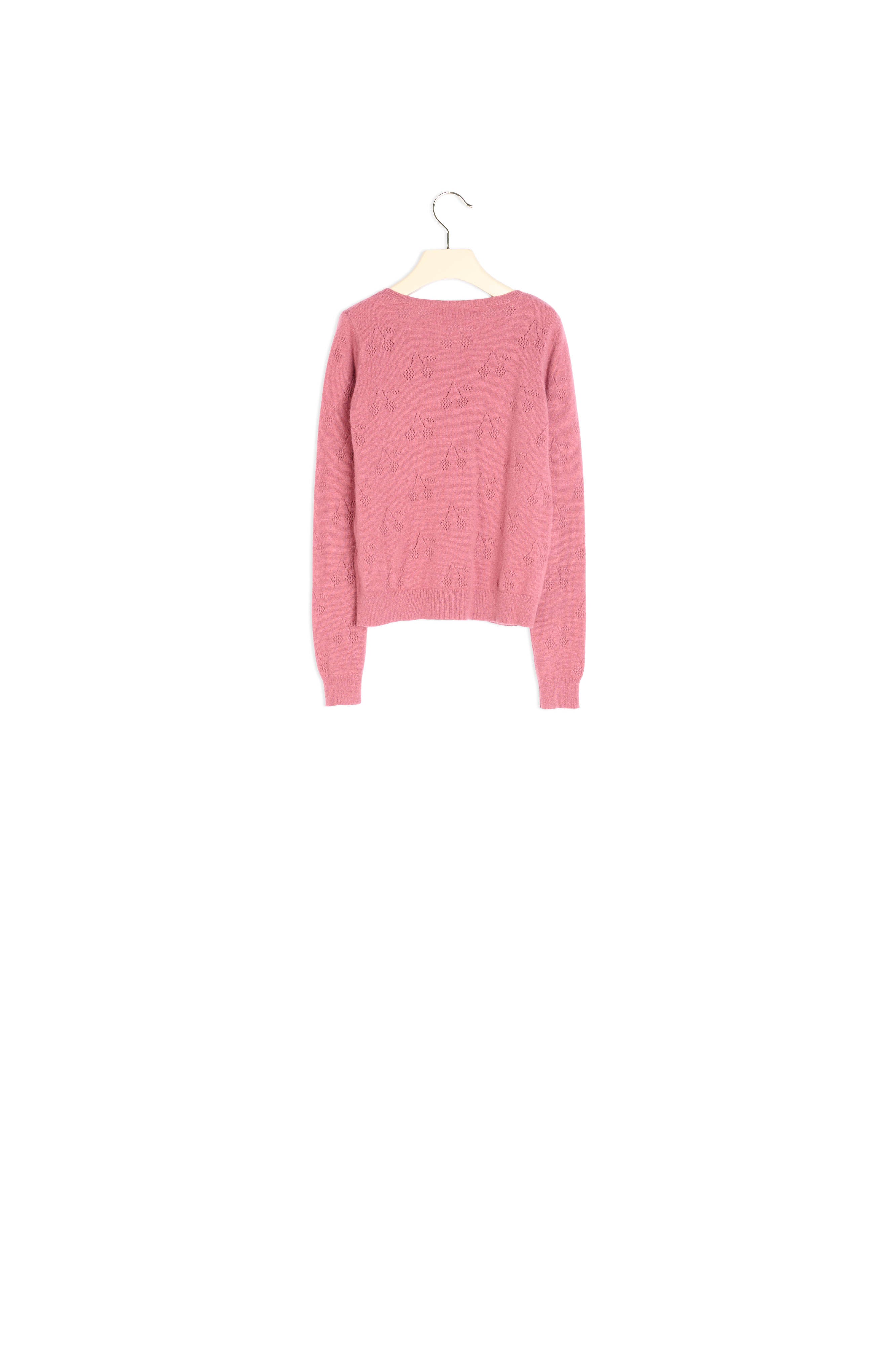 Cardigan en cachemire ajouré fille - Bonpoint vintage