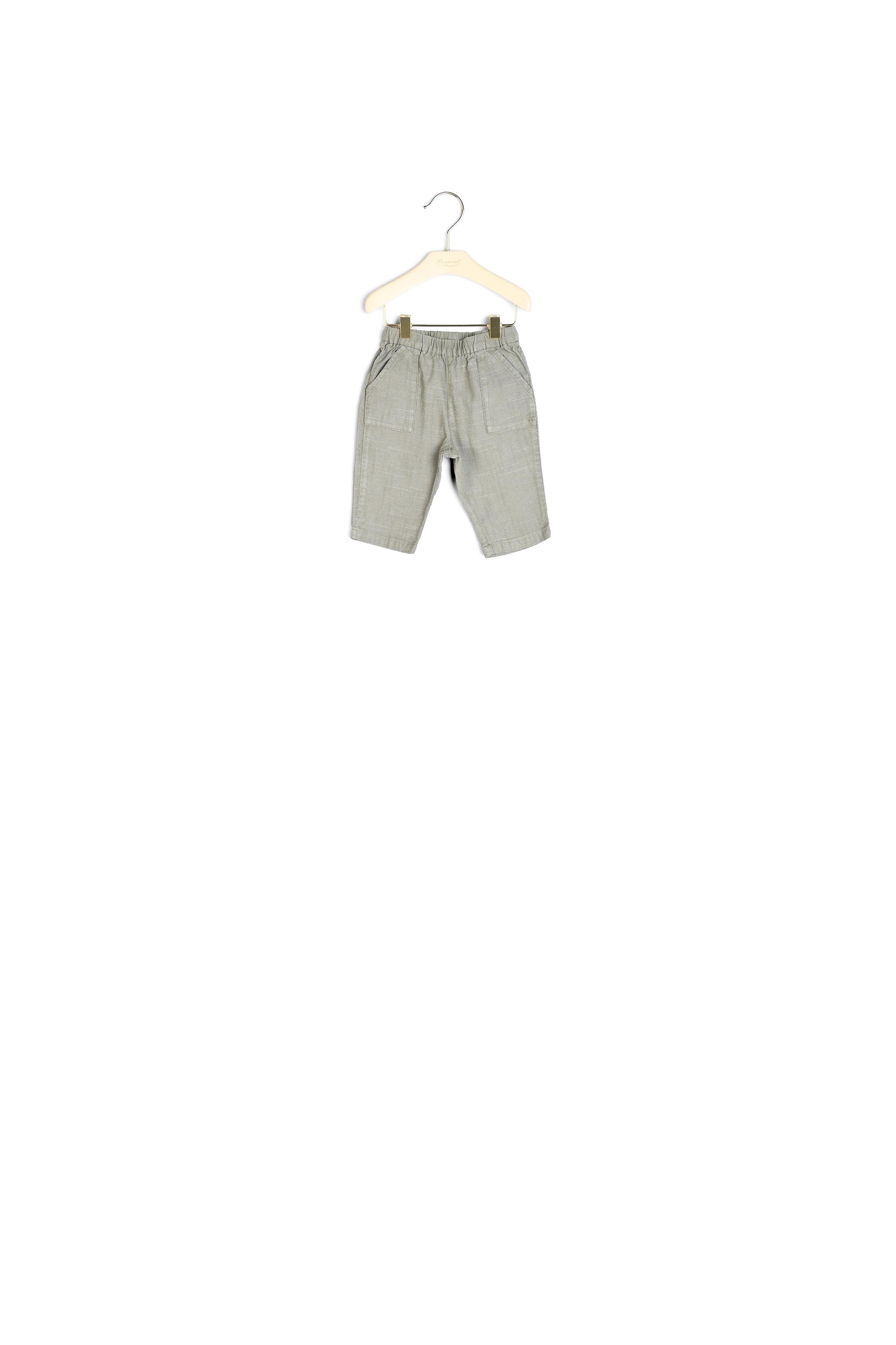 Pantalon en coton chambray bébé - Bonpoint vintage