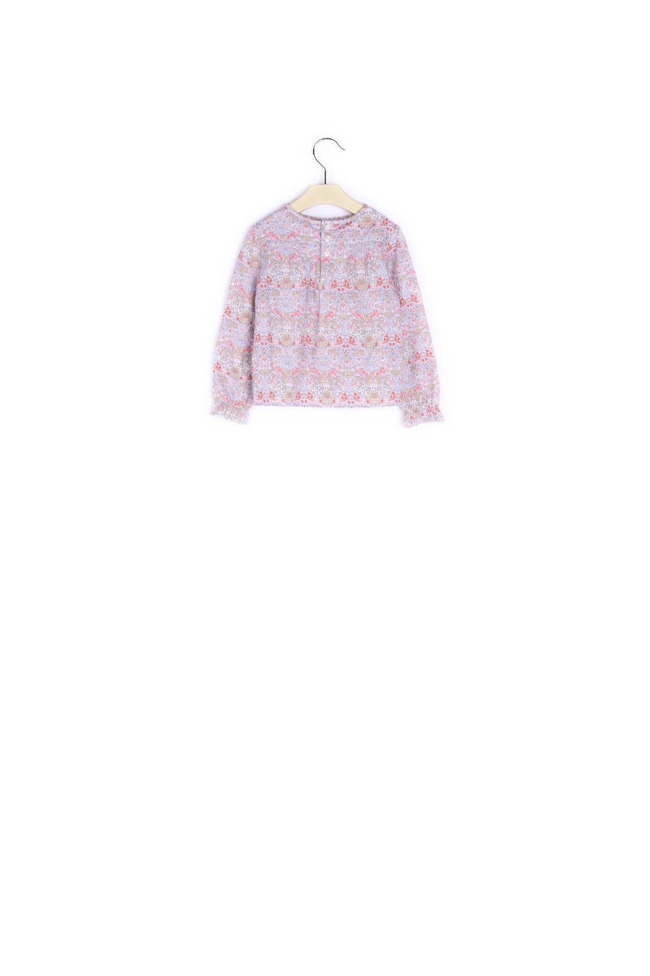 Blouse tissu Liberty et poignets froncés - Bonpoint vintage