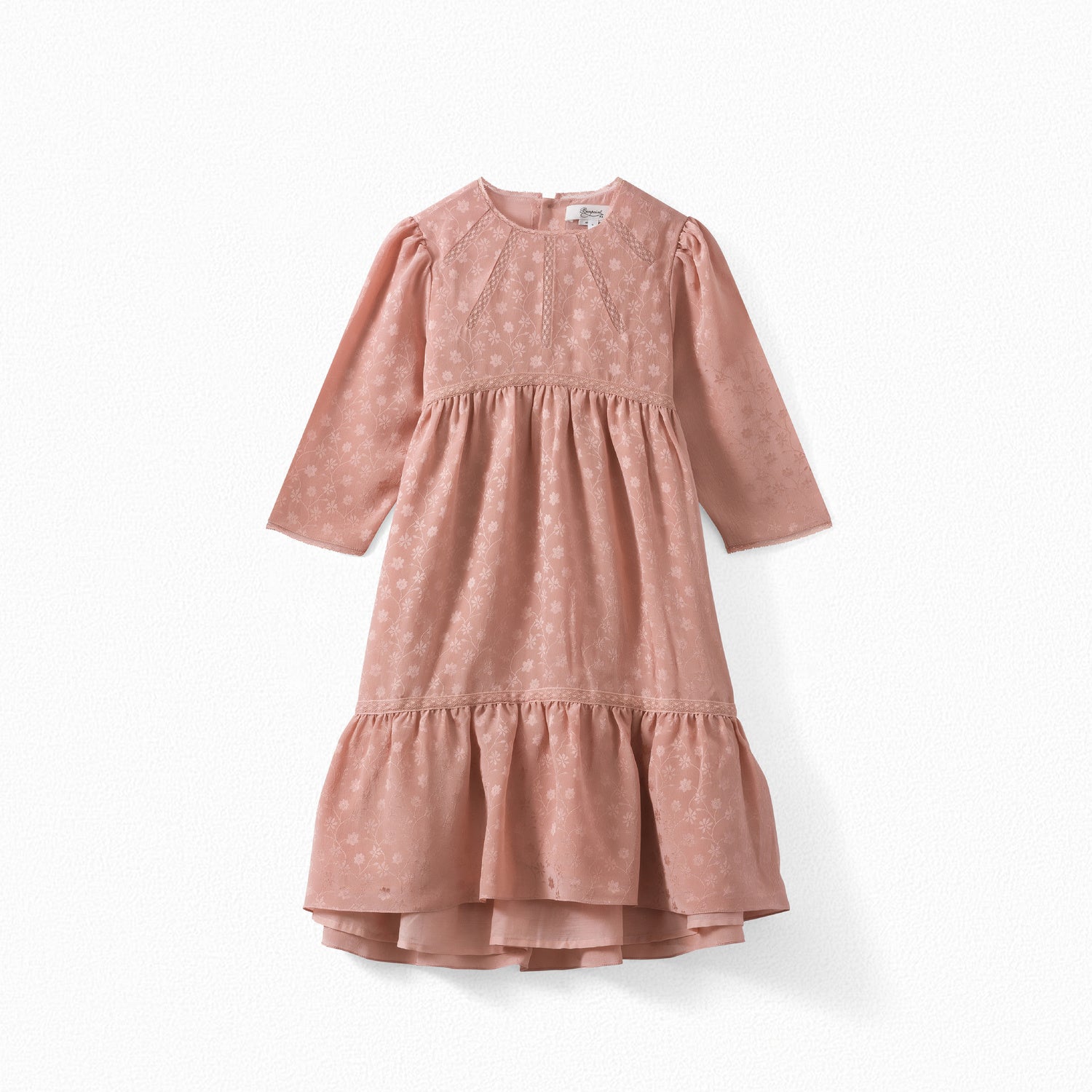 Robe en jacquard de soie - Bonpoint vintage