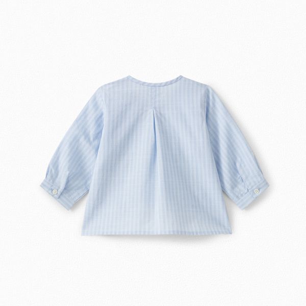 Chemise en popeline rayée - Bonpoint vintage
