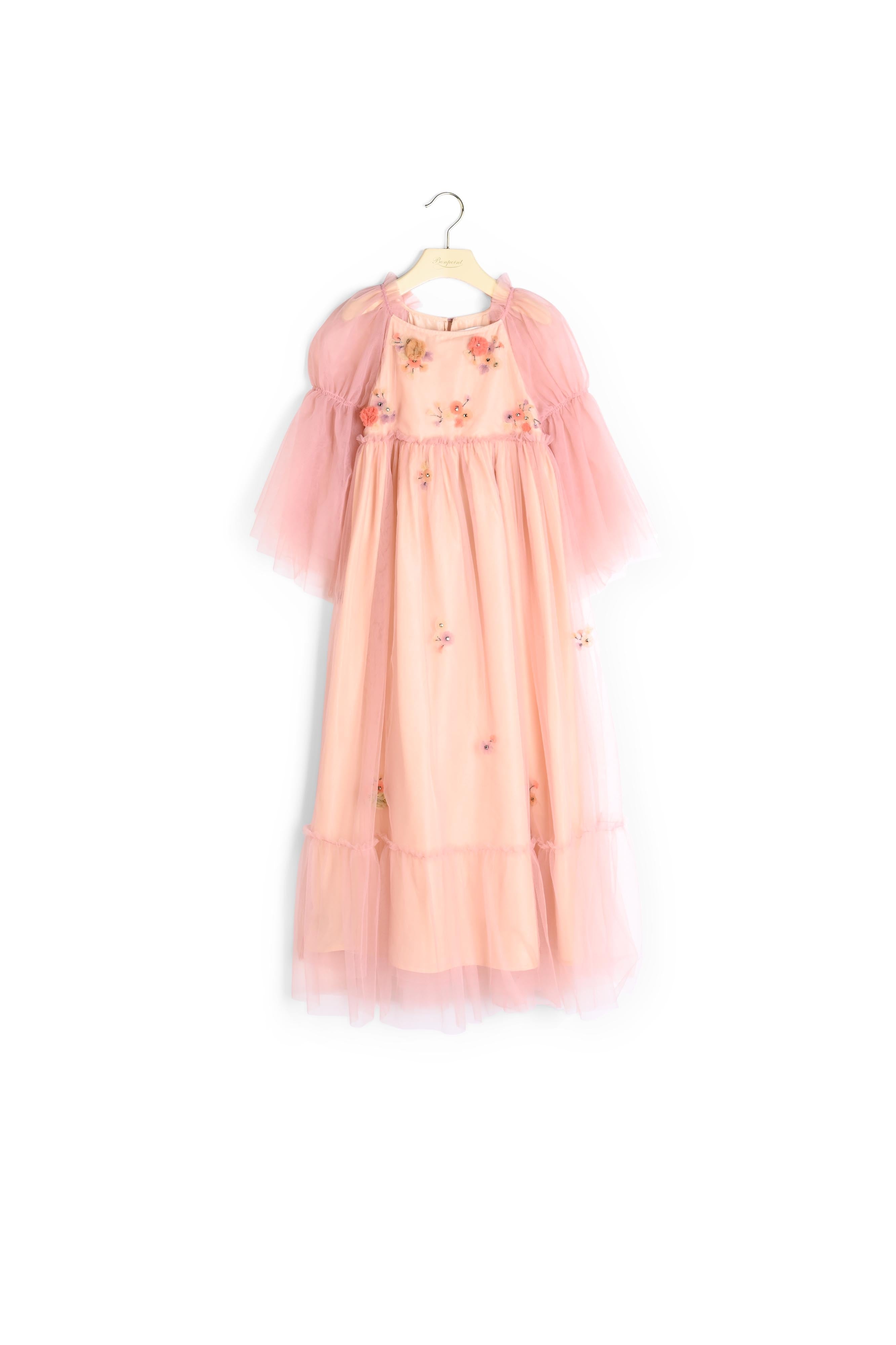 Robe Palace tulle brodé - Bonpoint vintage
