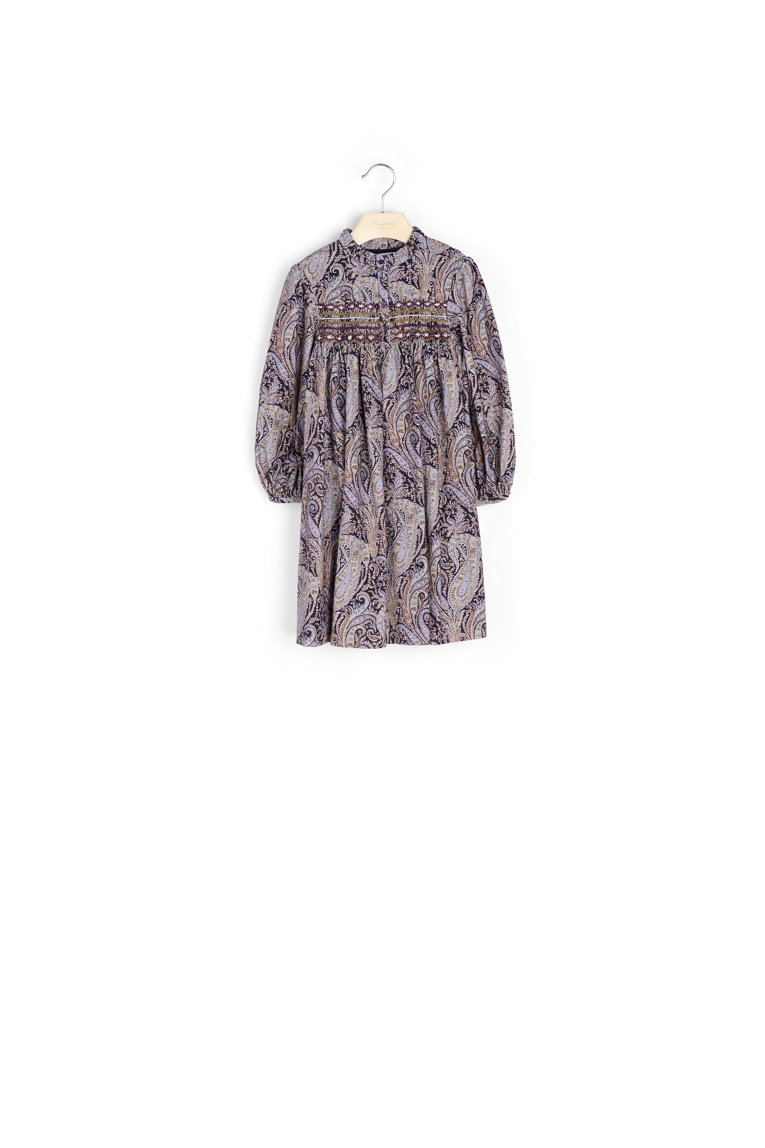 Robe en velours Liberty - Bonpoint vintage