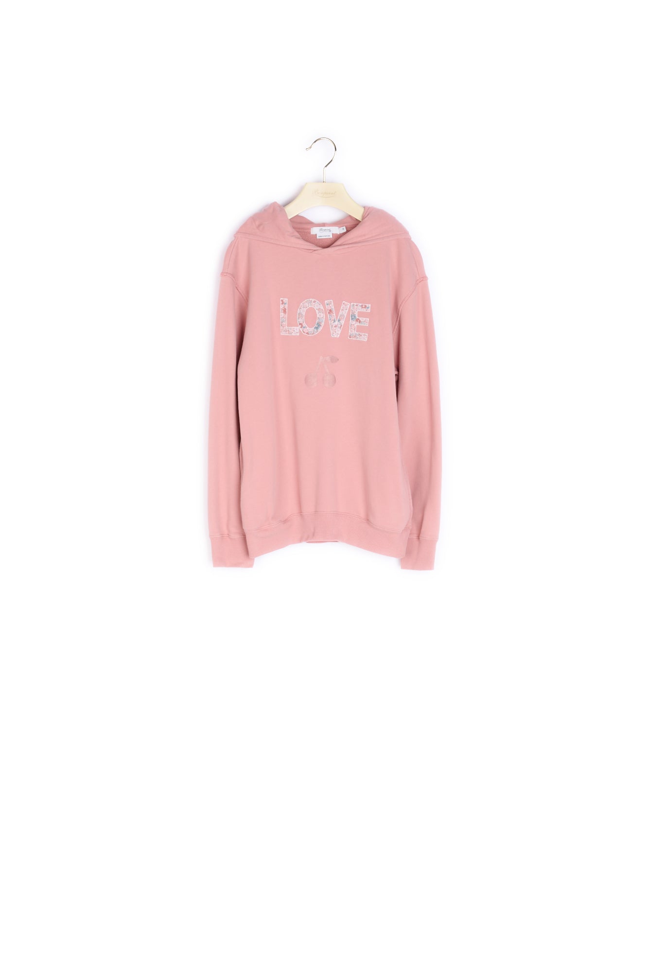Sweatshirt à capuche en molleton fille - Bonpoint vintage