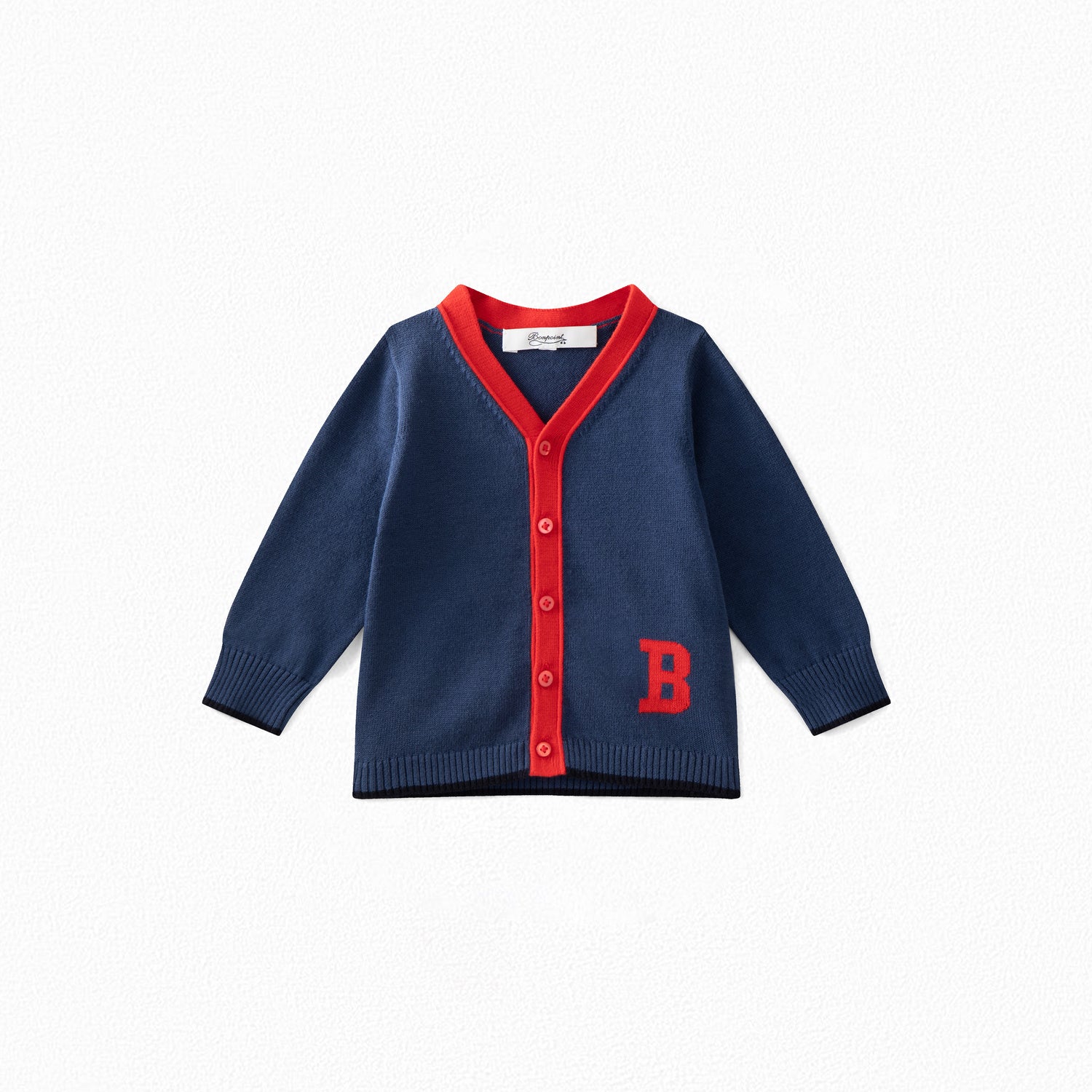 Cardigan avec motif intarsia - Bonpoint vintage