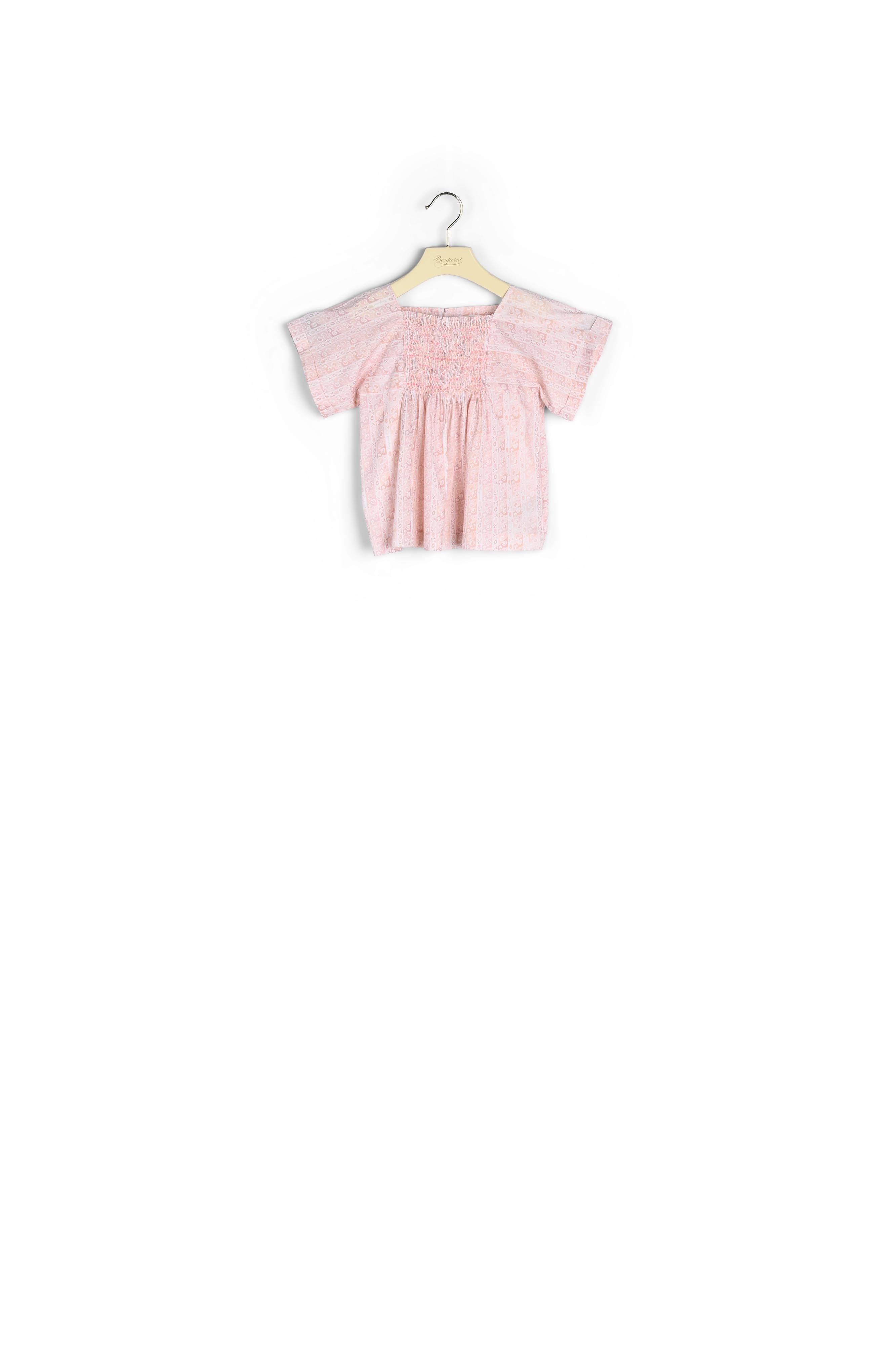 Blouse smockée en tissu Liberty - Bonpoint vintage
