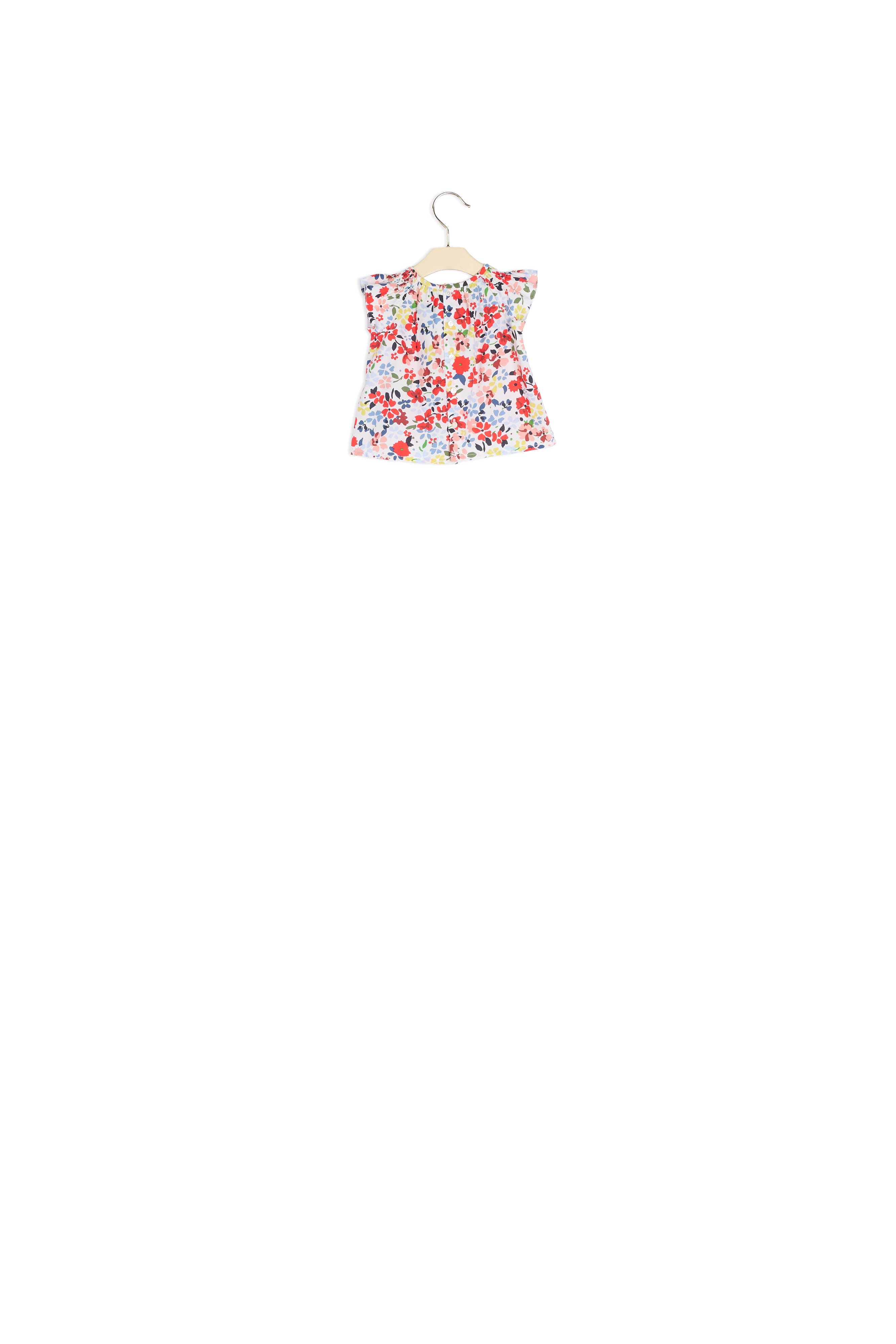 Blouse en popeline imprimée - Bonpoint vintage