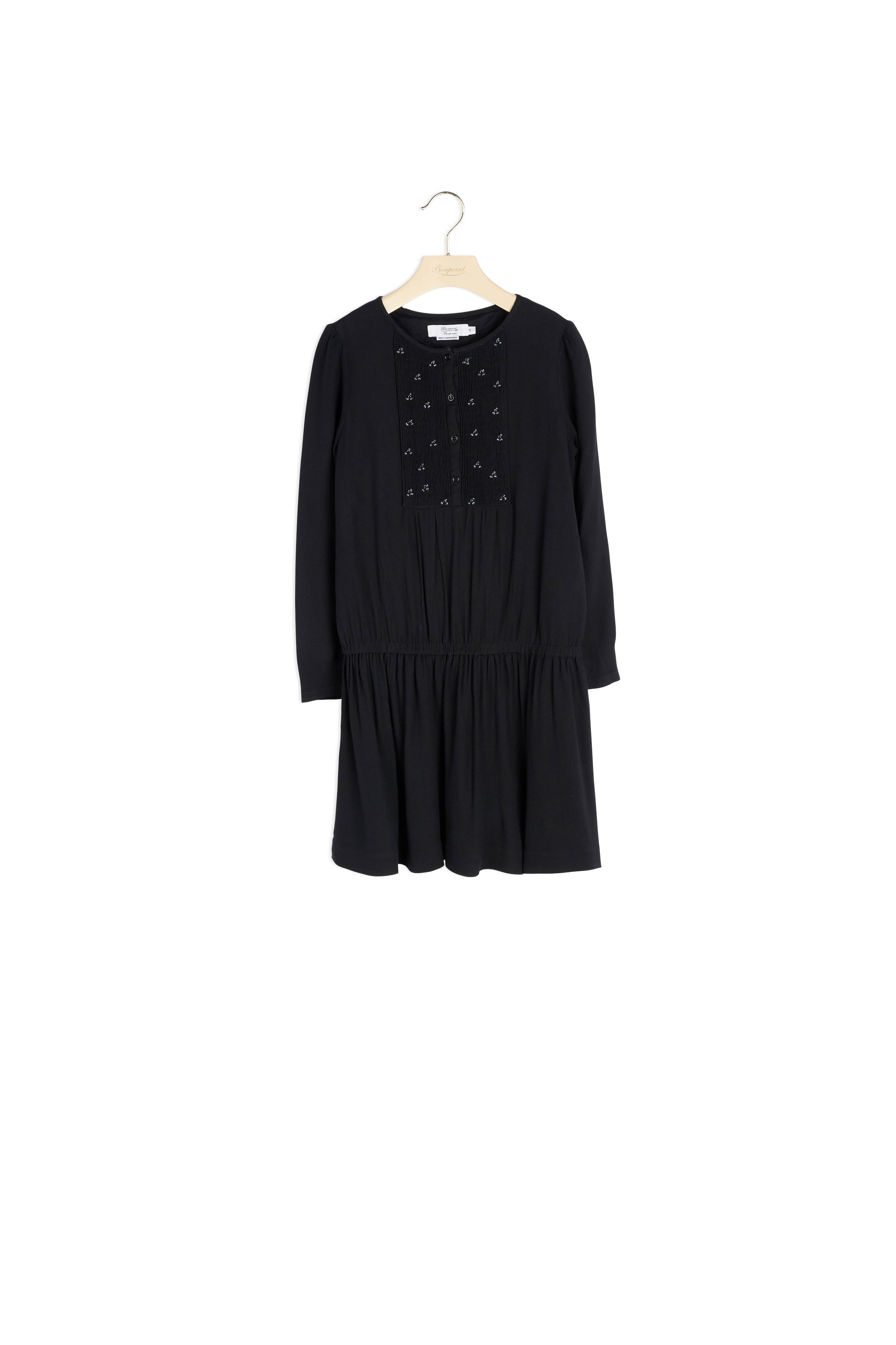Robe plastron smocké - Bonpoint vintage