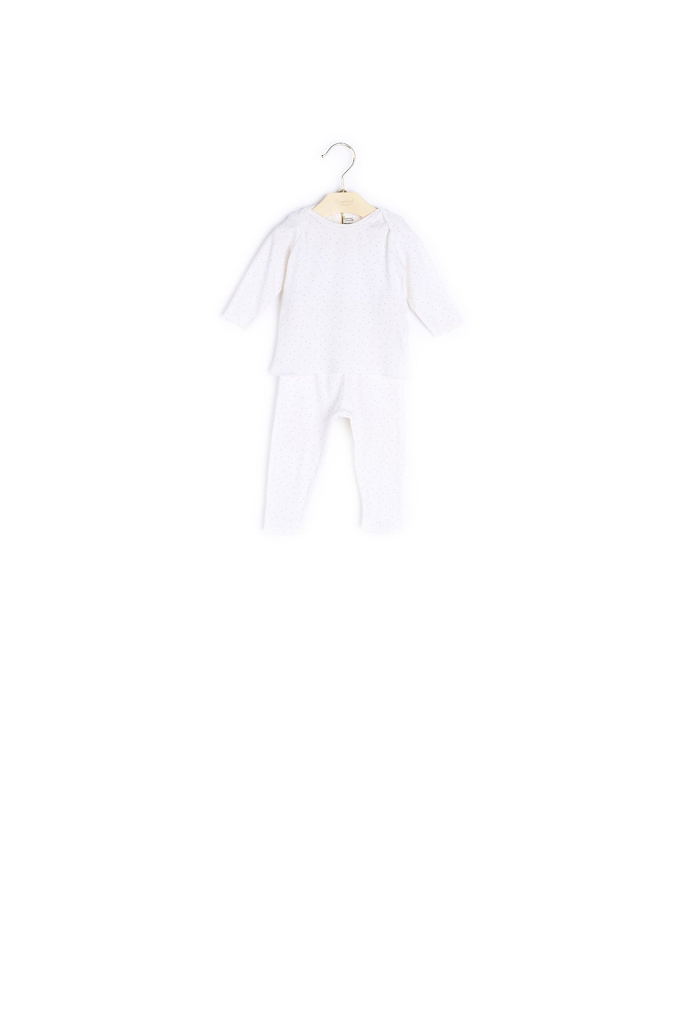 Ensemble en coton bio imprimé bébé imprimé - Bonpoint vintage