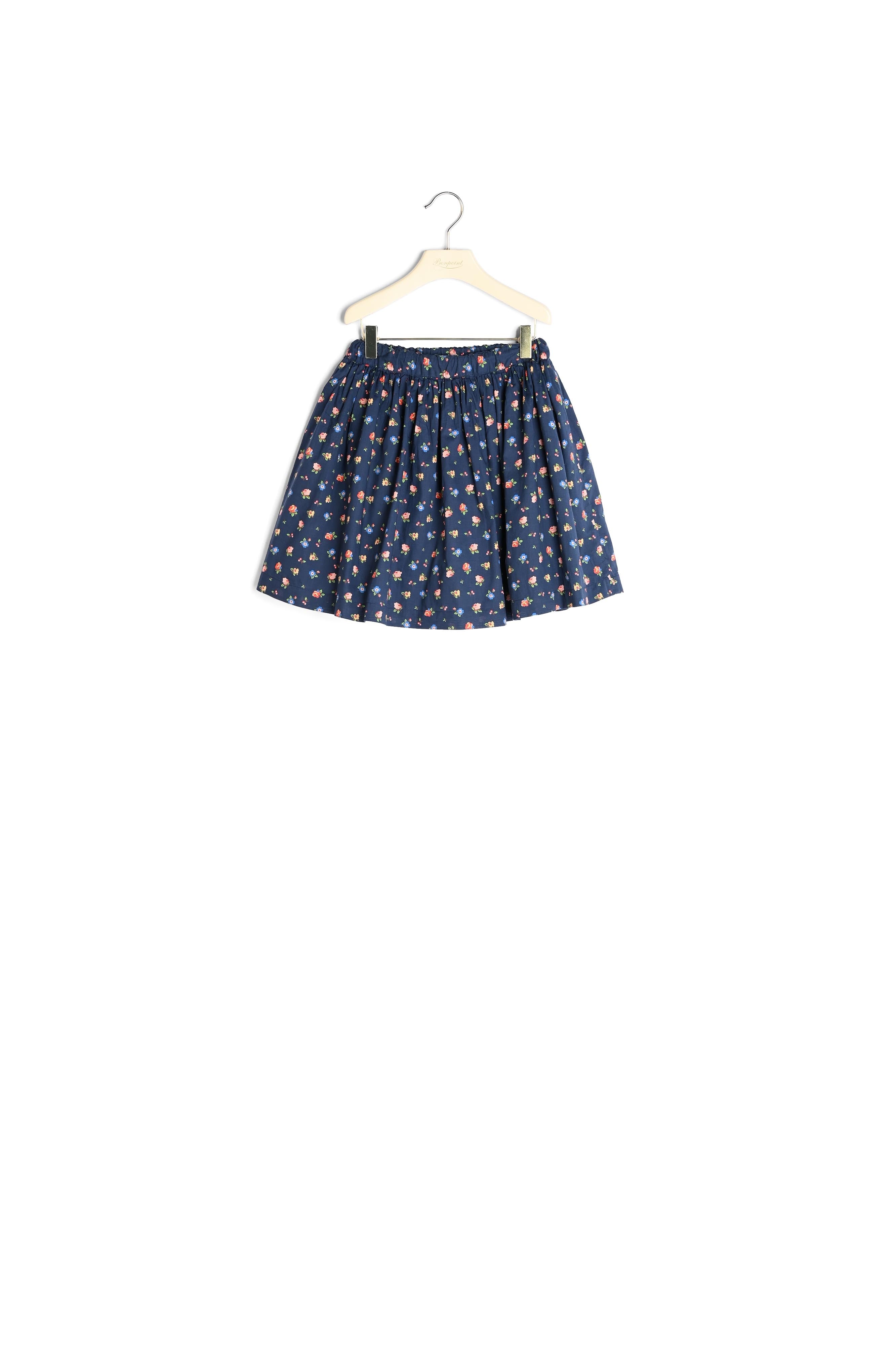 Jupe froncée en tissu Liberty - Bonpoint vintage