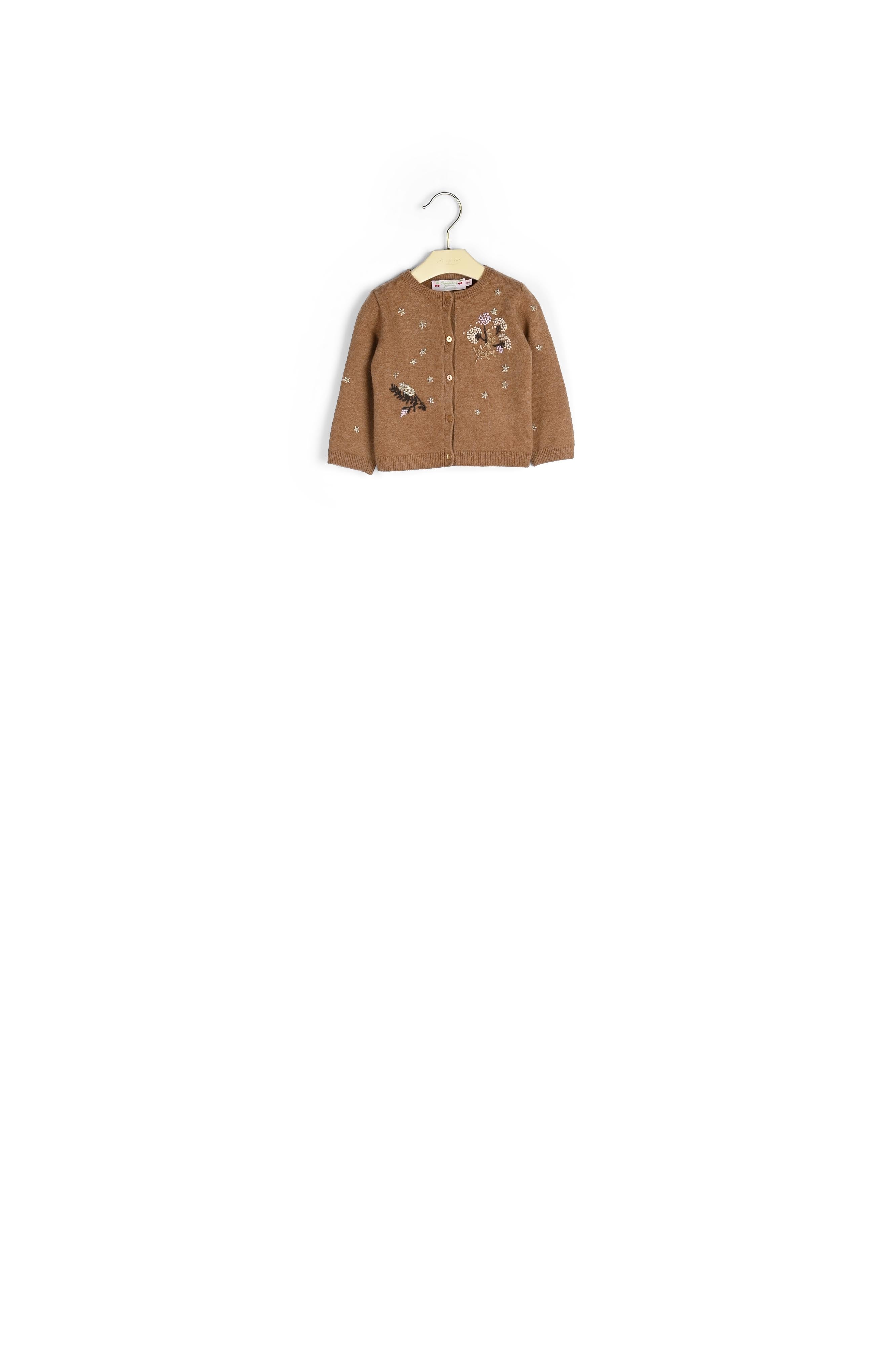 Cardigan brodé Telnie - Bonpoint vintage