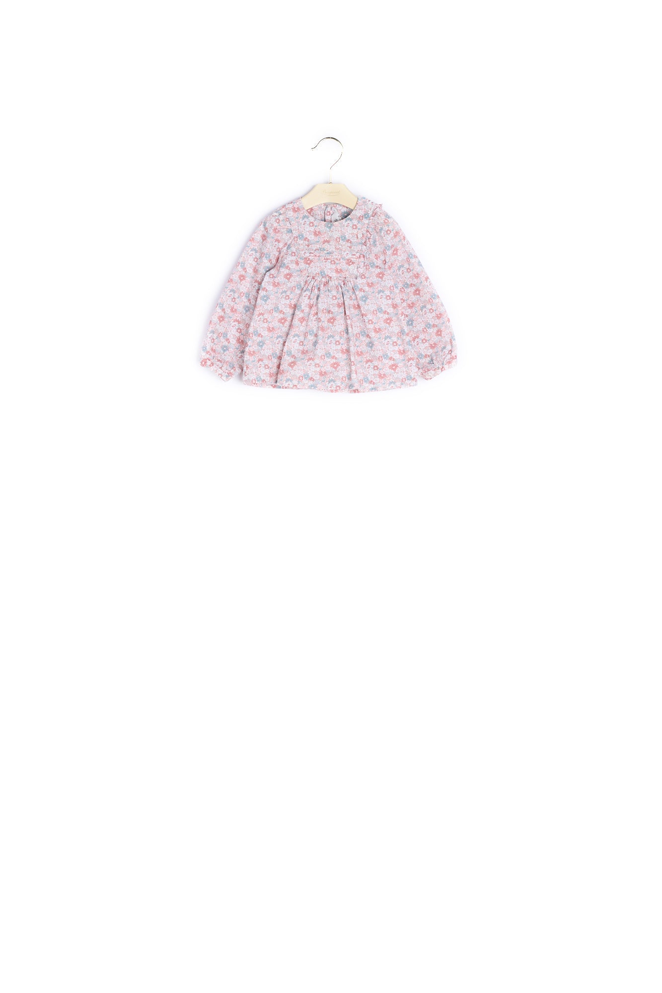Blouse avec plastron et plis plats - Bonpoint vintage