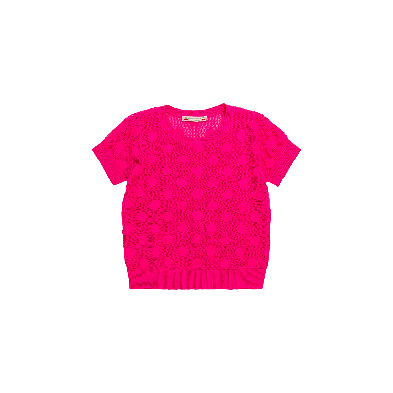Pullover coton ajouré - Bonpoint vintage