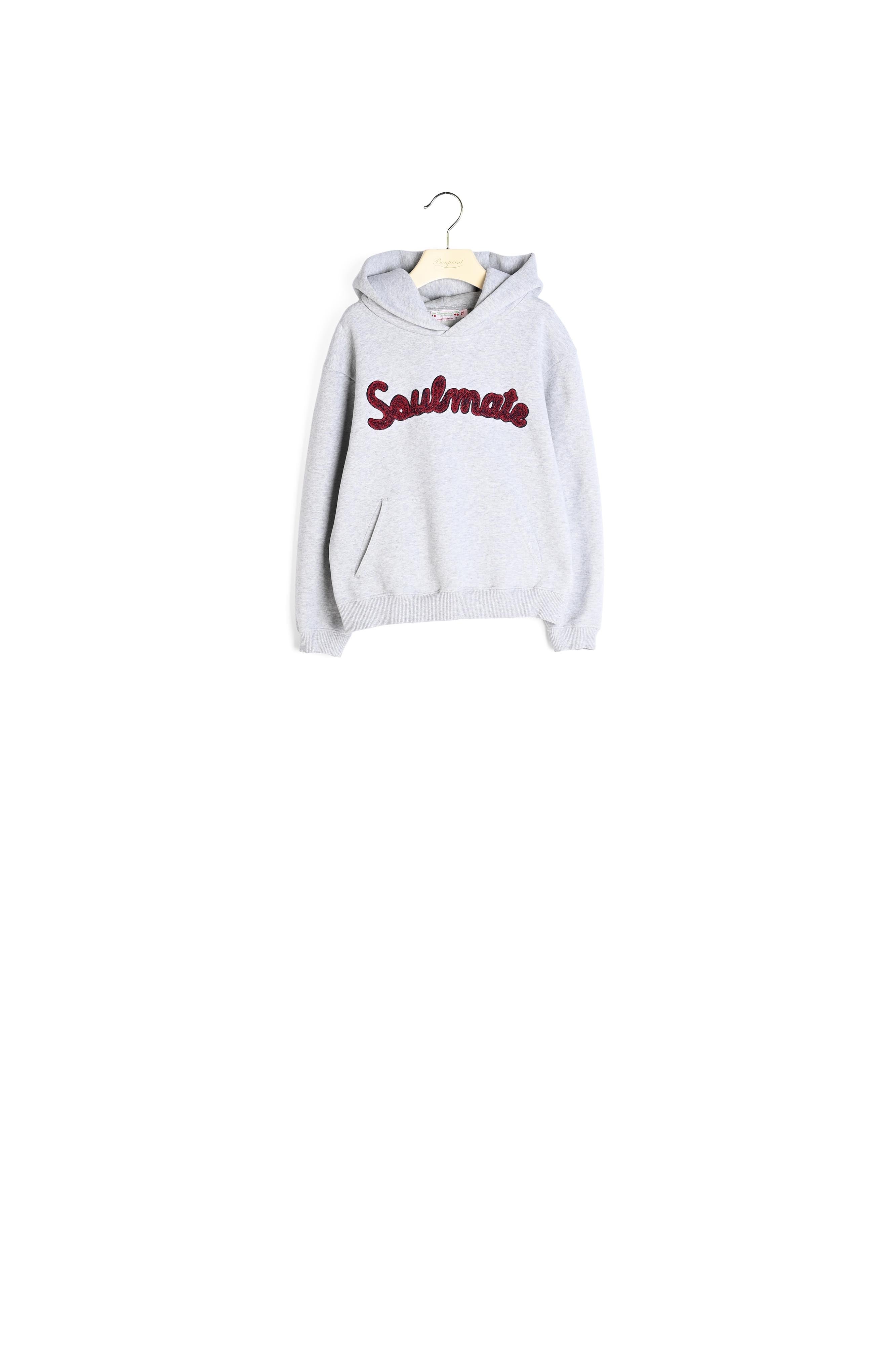 Sweatshirt à patch bouclette - Bonpoint vintage