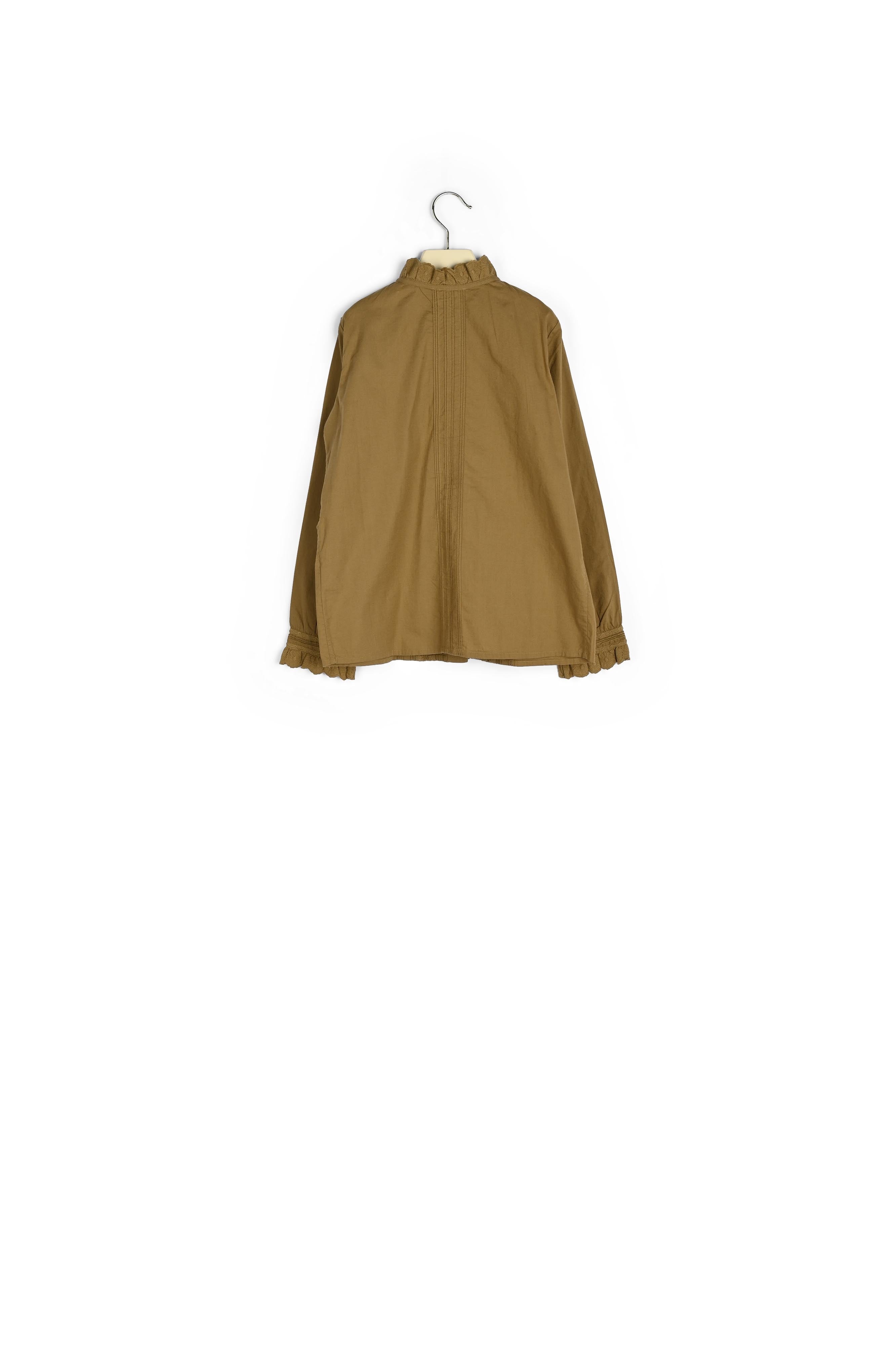 Blouse plissée et brodée - Bonpoint vintage