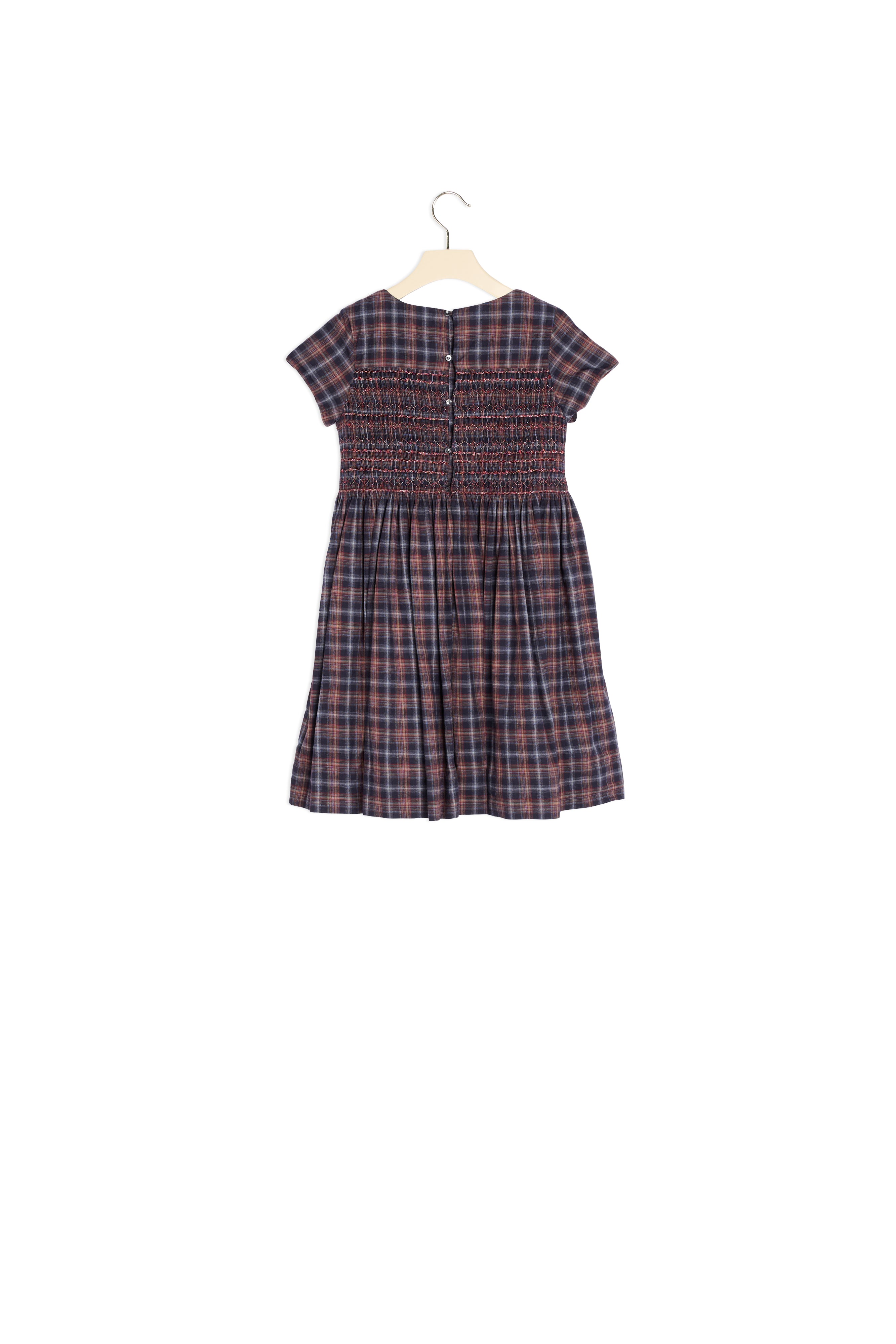 Robe smockée en twill - Bonpoint vintage