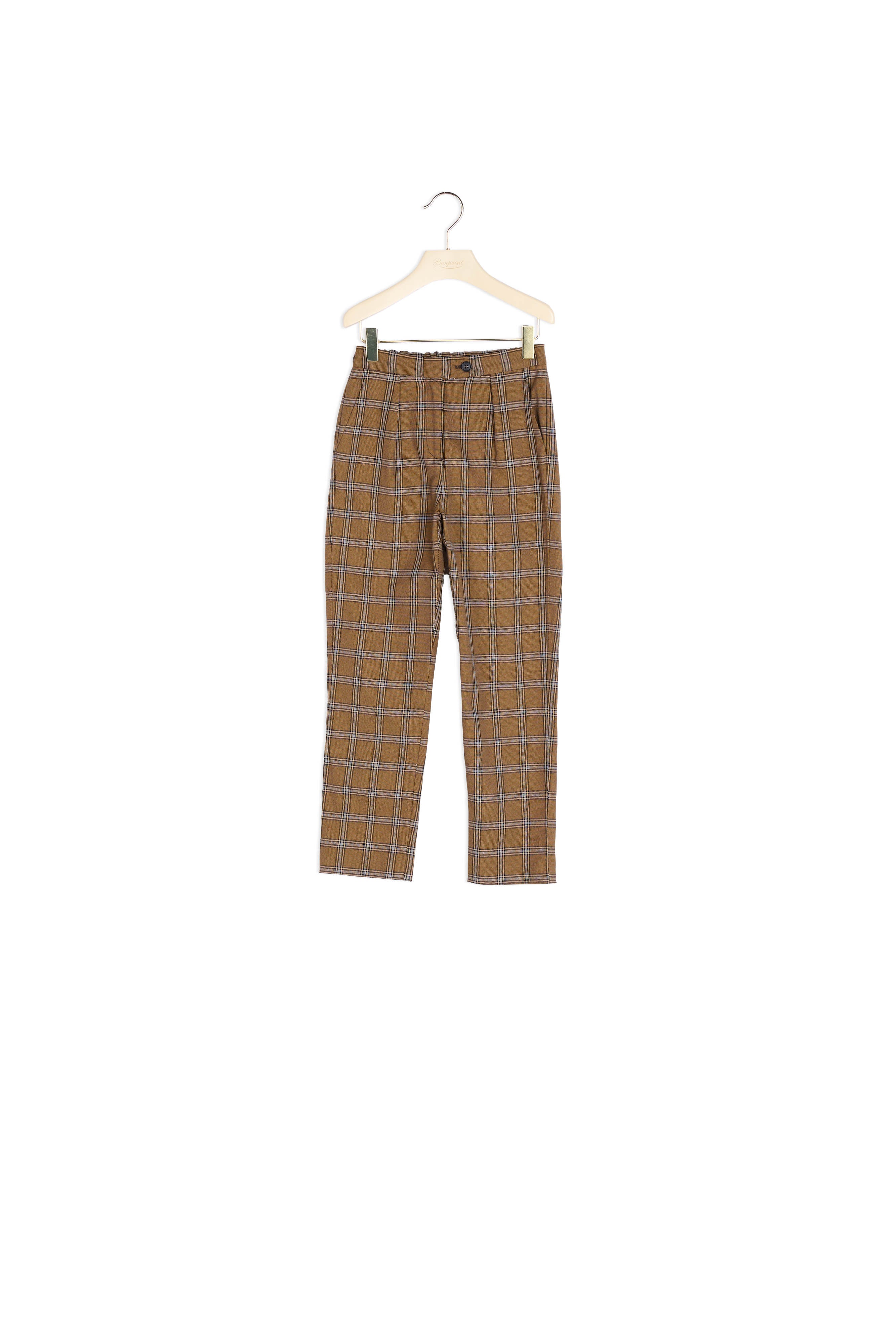 Pantalon à carreaux carreaux - Bonpoint vintage