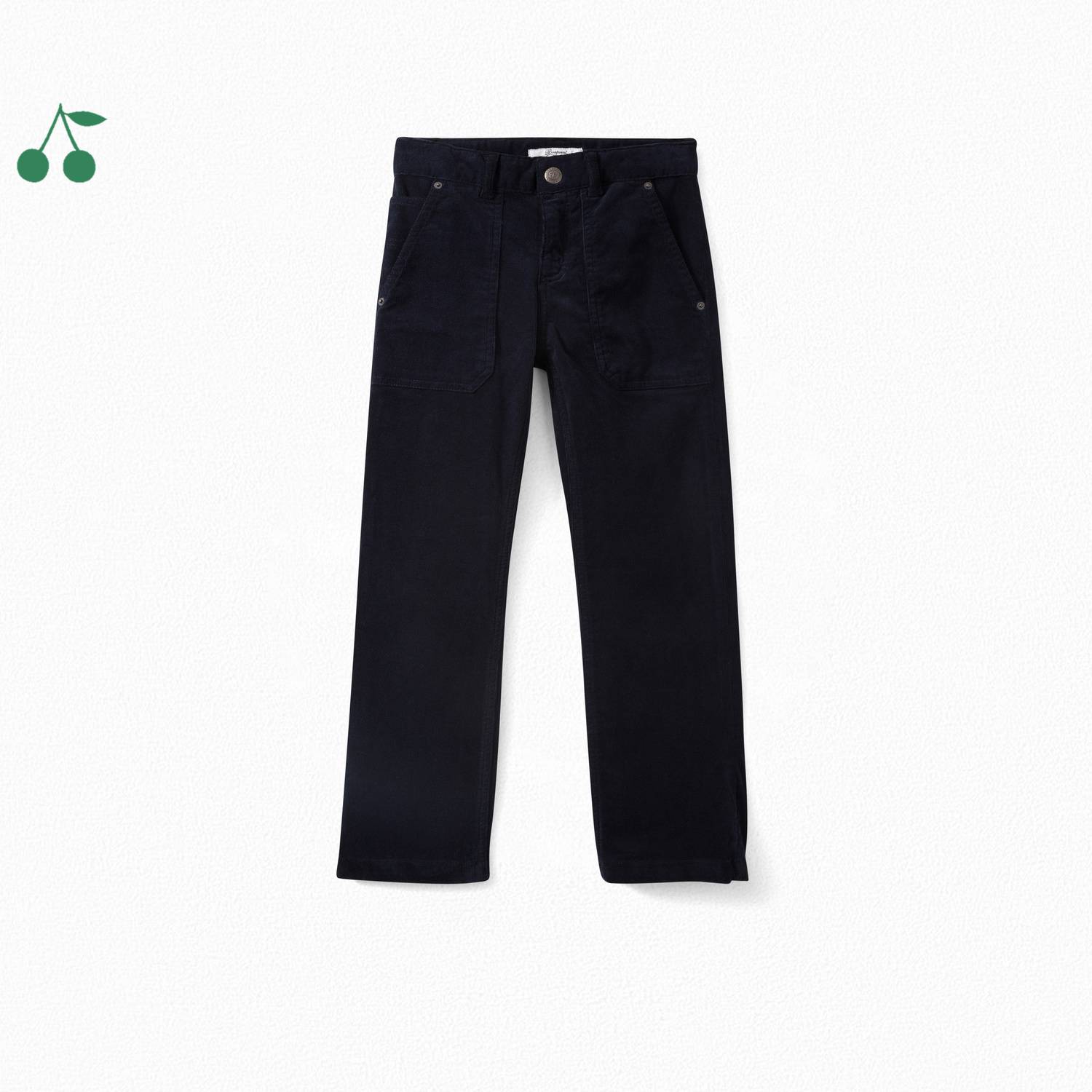 Pantalon droit à poches plaquées - Bonpoint vintage