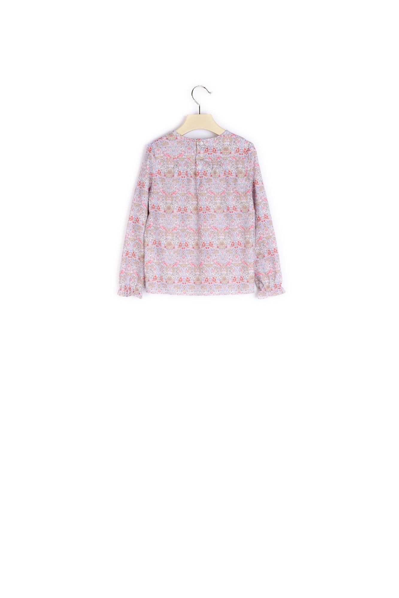 Blouse tissu Liberty et poignets froncés - Bonpoint vintage