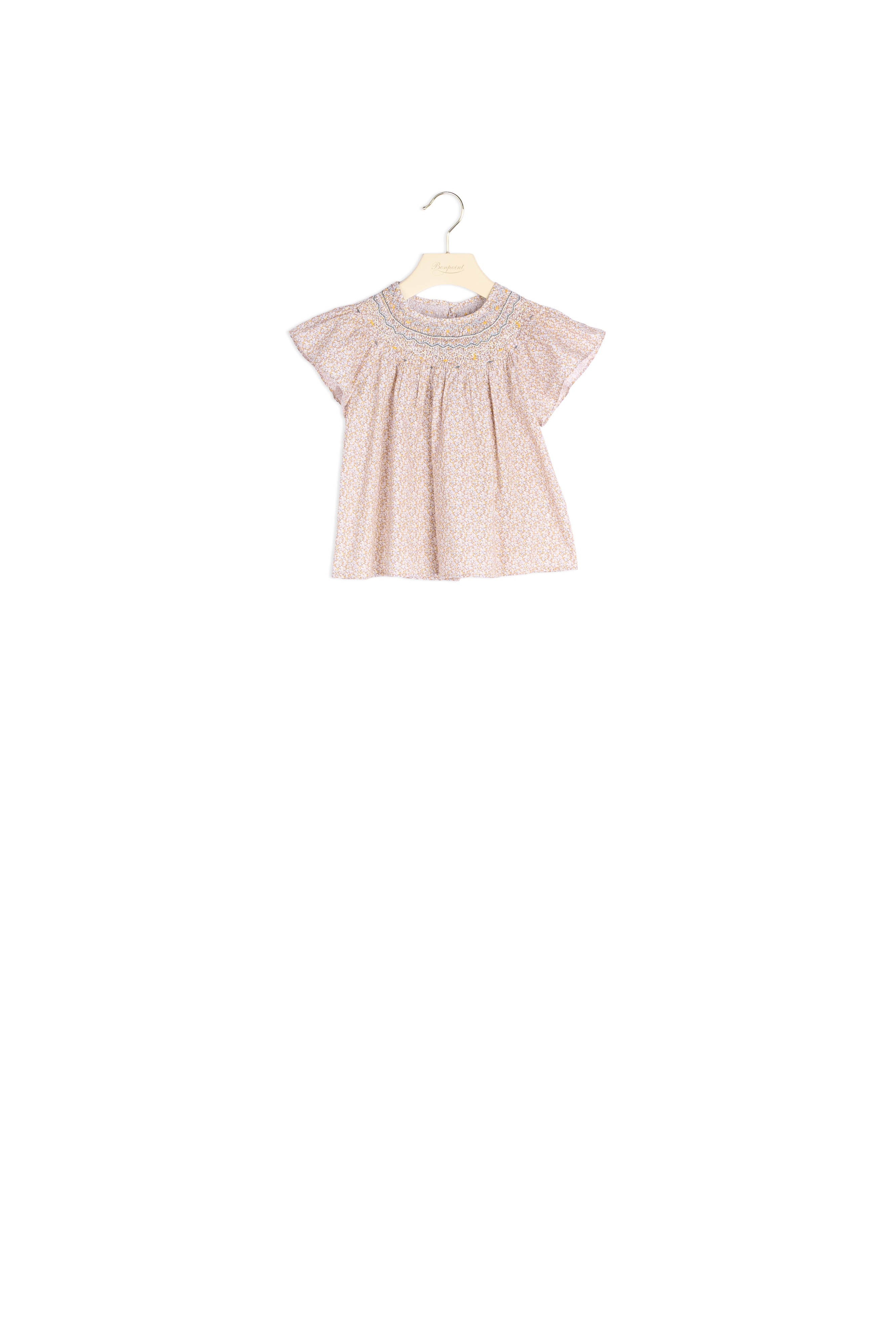 Blouse en coton Liberty bio - Bonpoint vintage