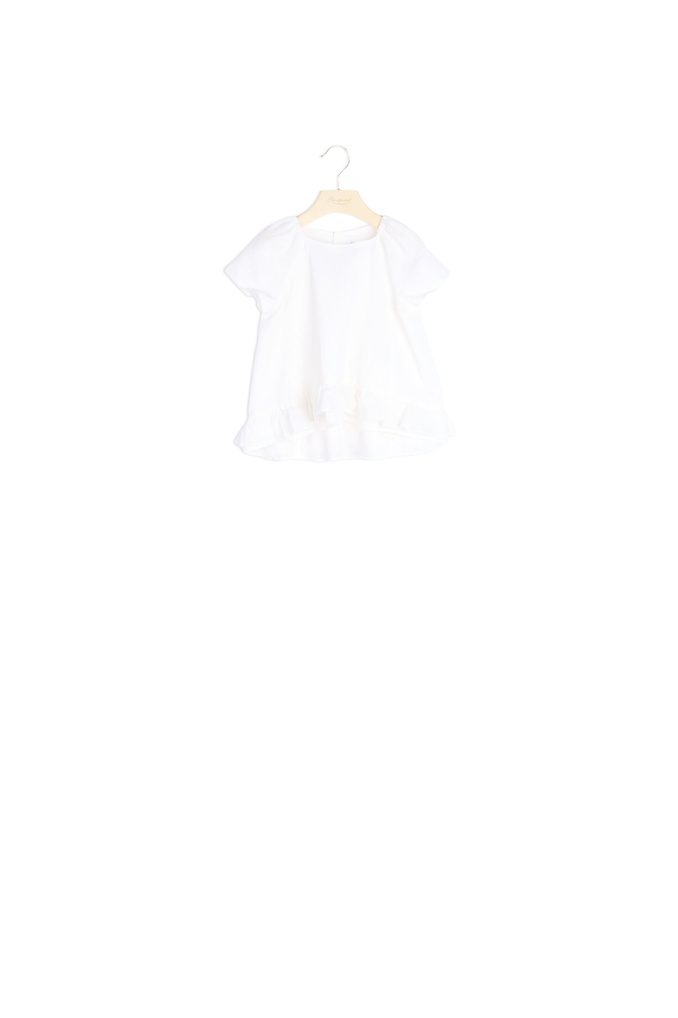 Blouse manches courtes habillée Noli - Bonpoint vintage