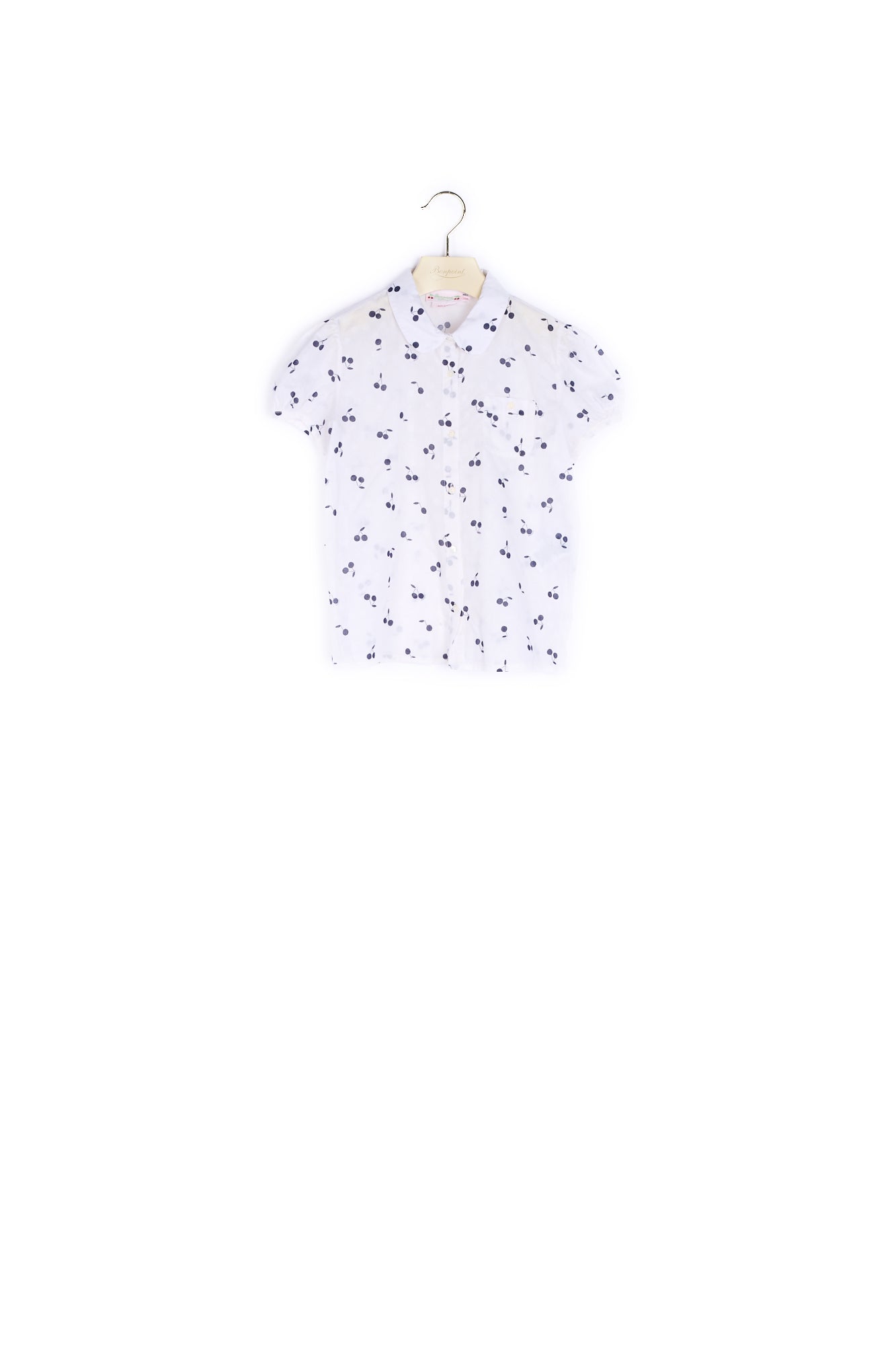 Blouse en coton imprimé fille - Bonpoint vintage