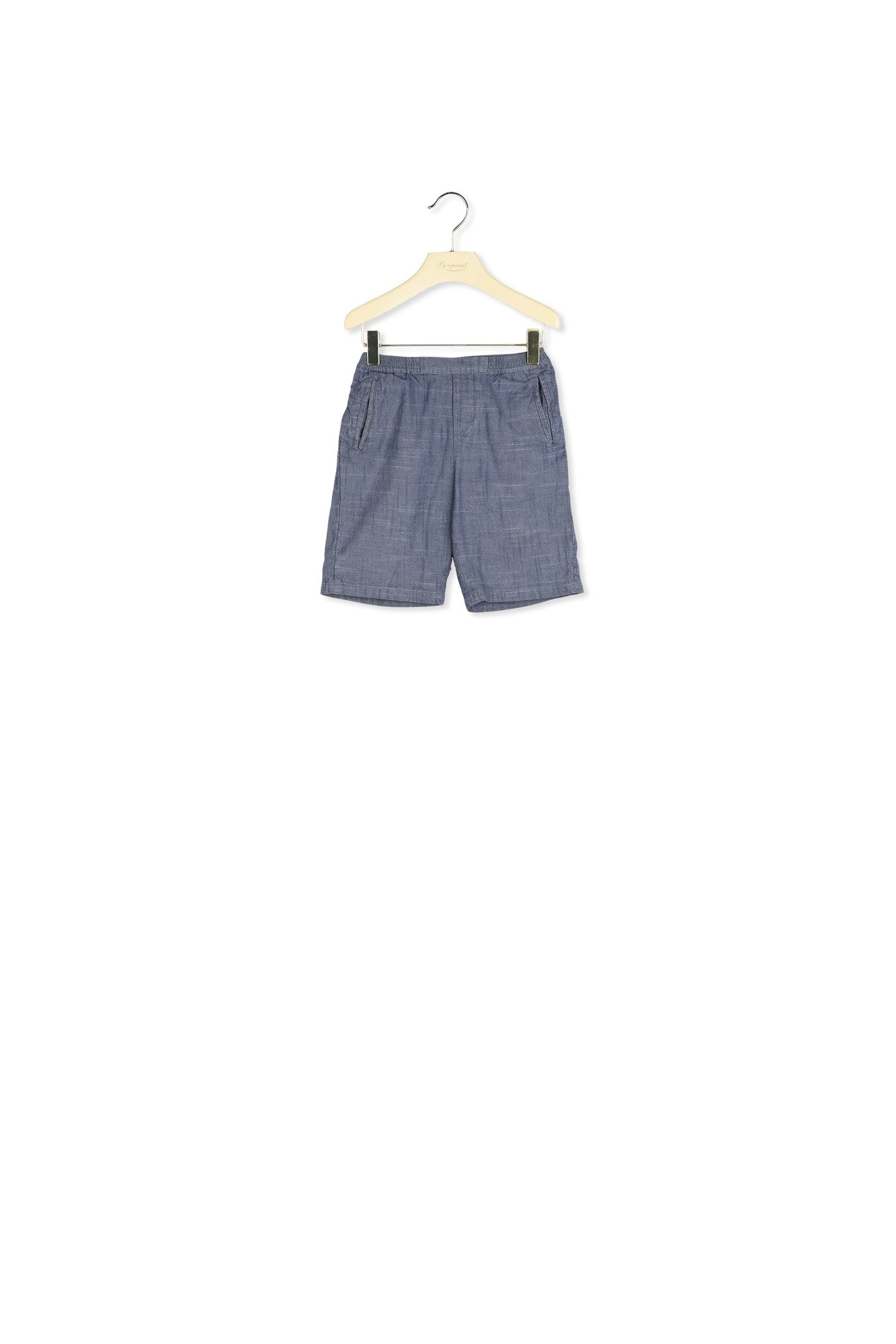 Short en coton chambray bio - Bonpoint vintage