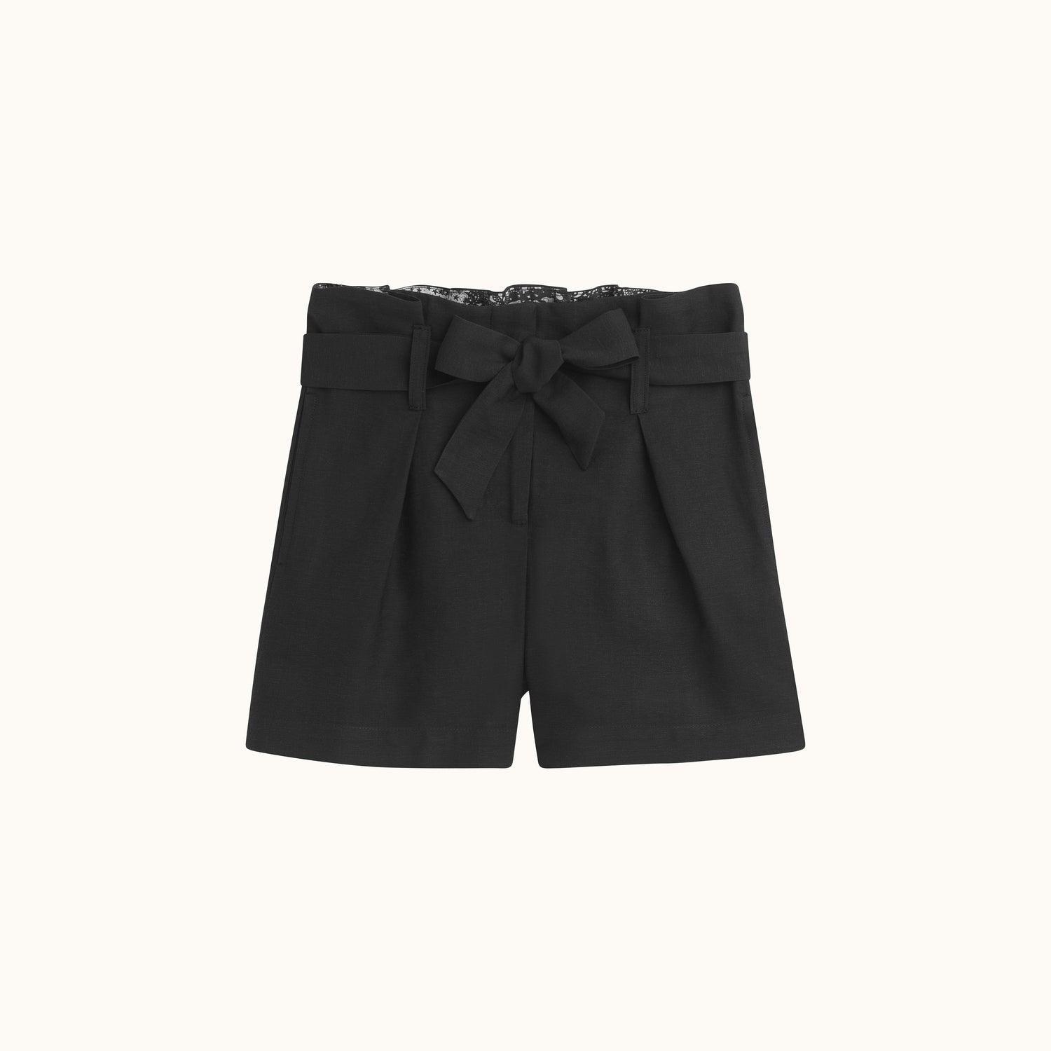 Short à pinces Nath avec ceinture - Bonpoint vintage