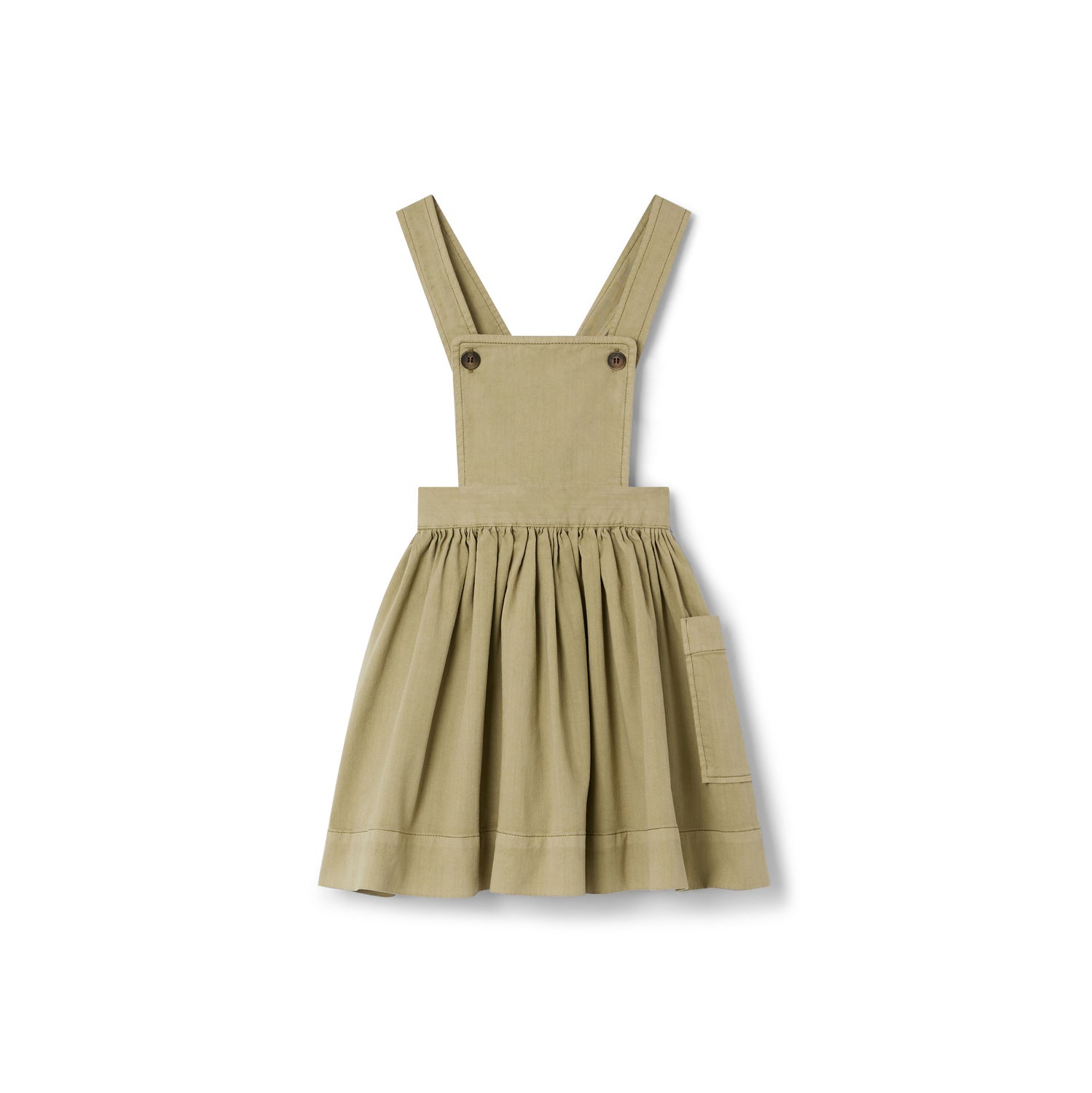 Robe tablier en jean léger - Bonpoint vintage