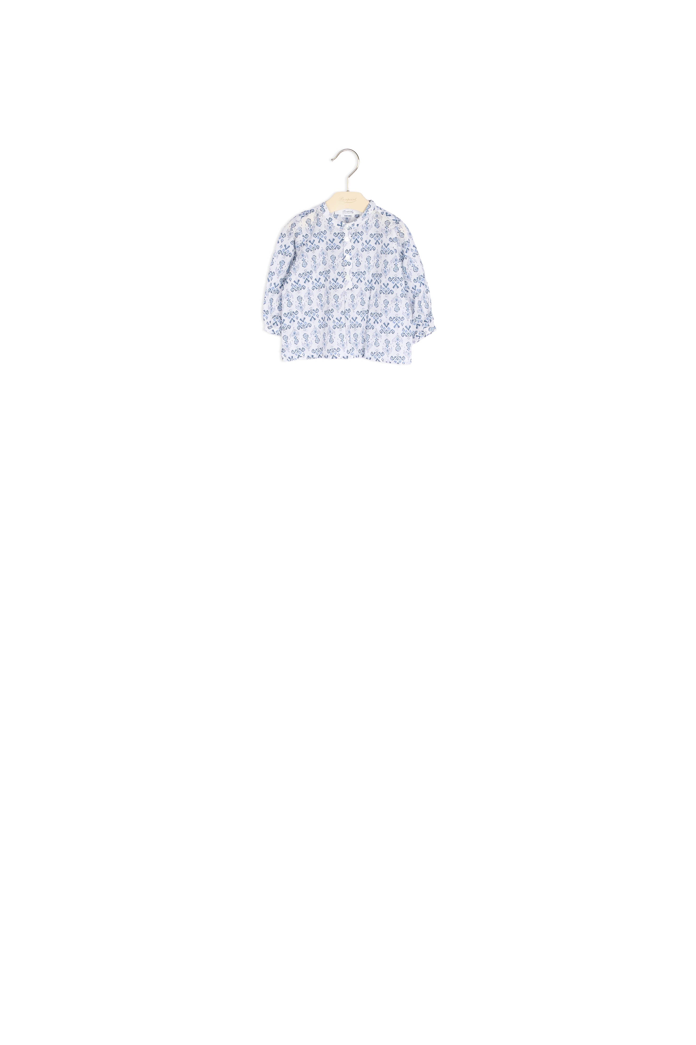 Tunique en coton façonné - Bonpoint vintage