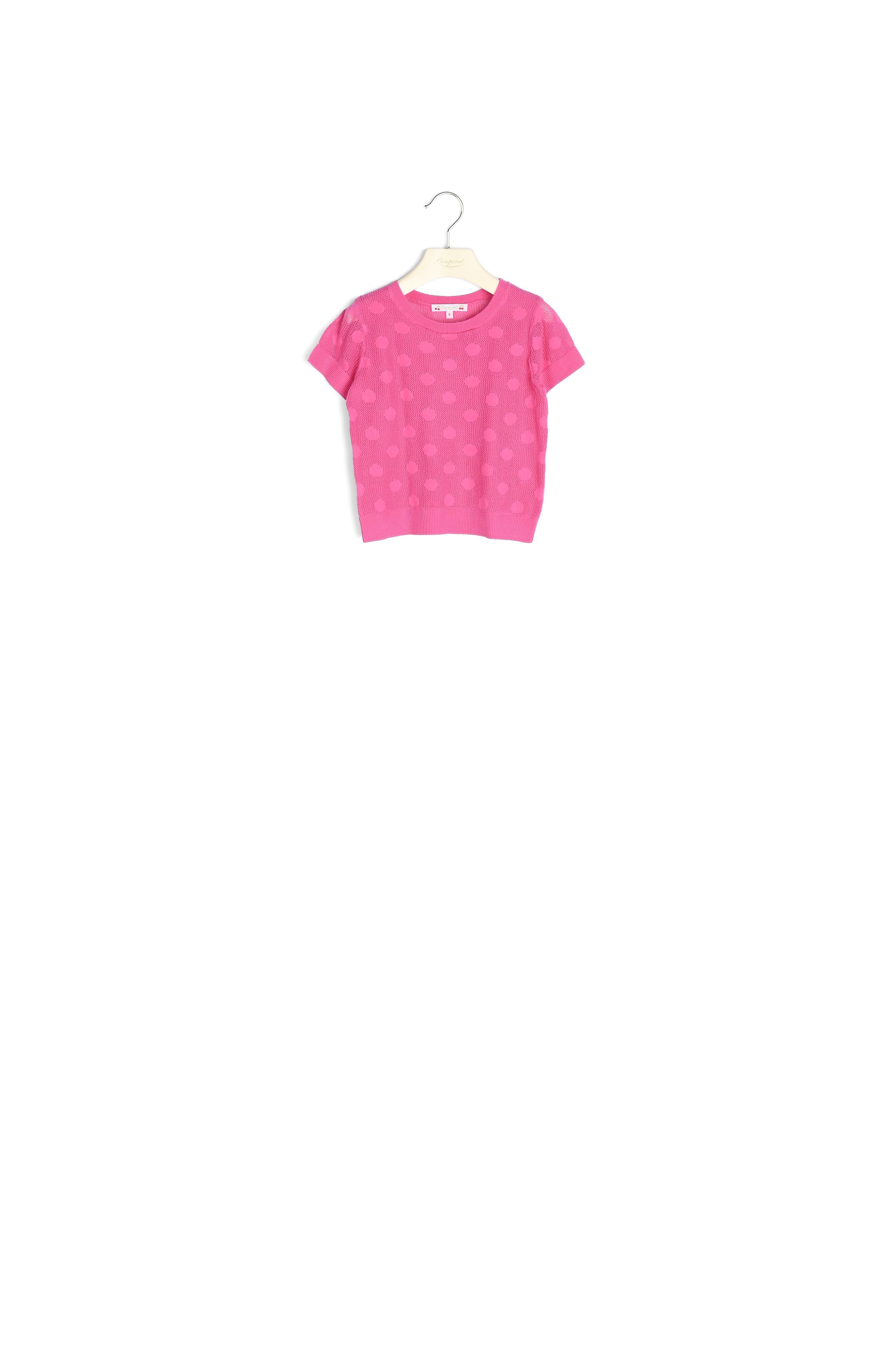 Pullover coton ajouré - Bonpoint vintage