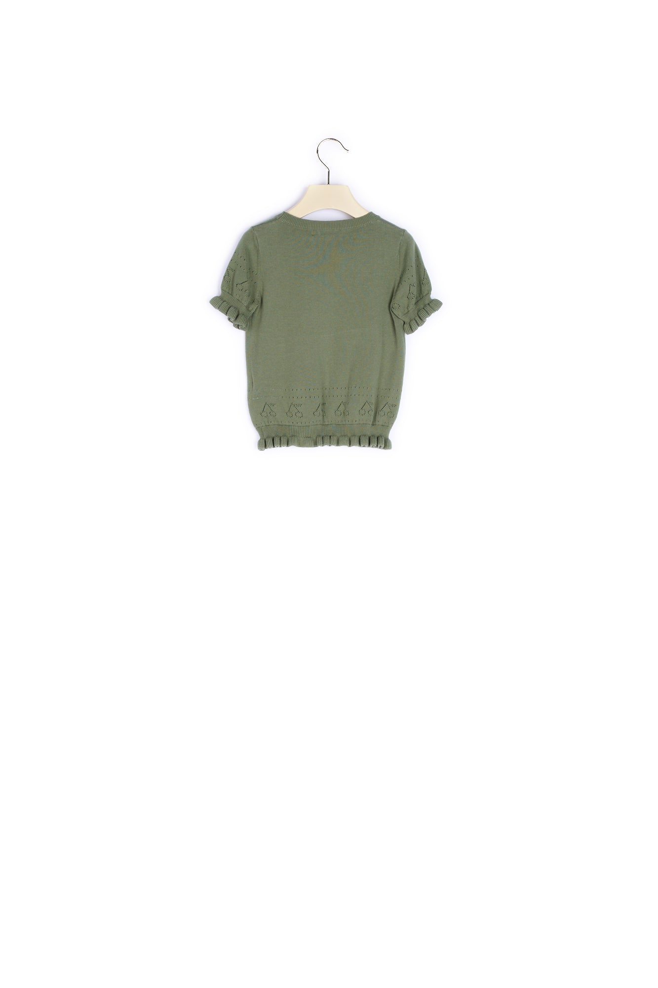 Pull en coton ajouré - Bonpoint vintage