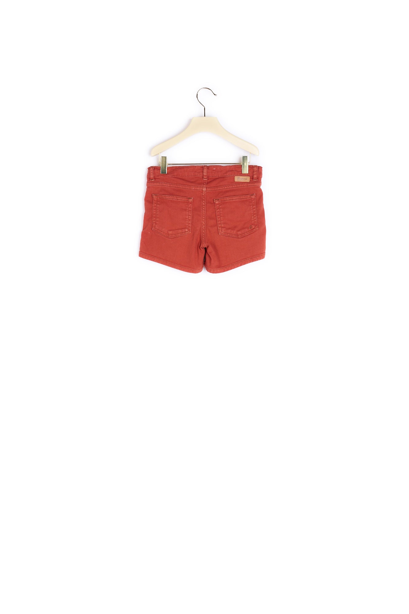 Short en jean avec broderie - Bonpoint vintage