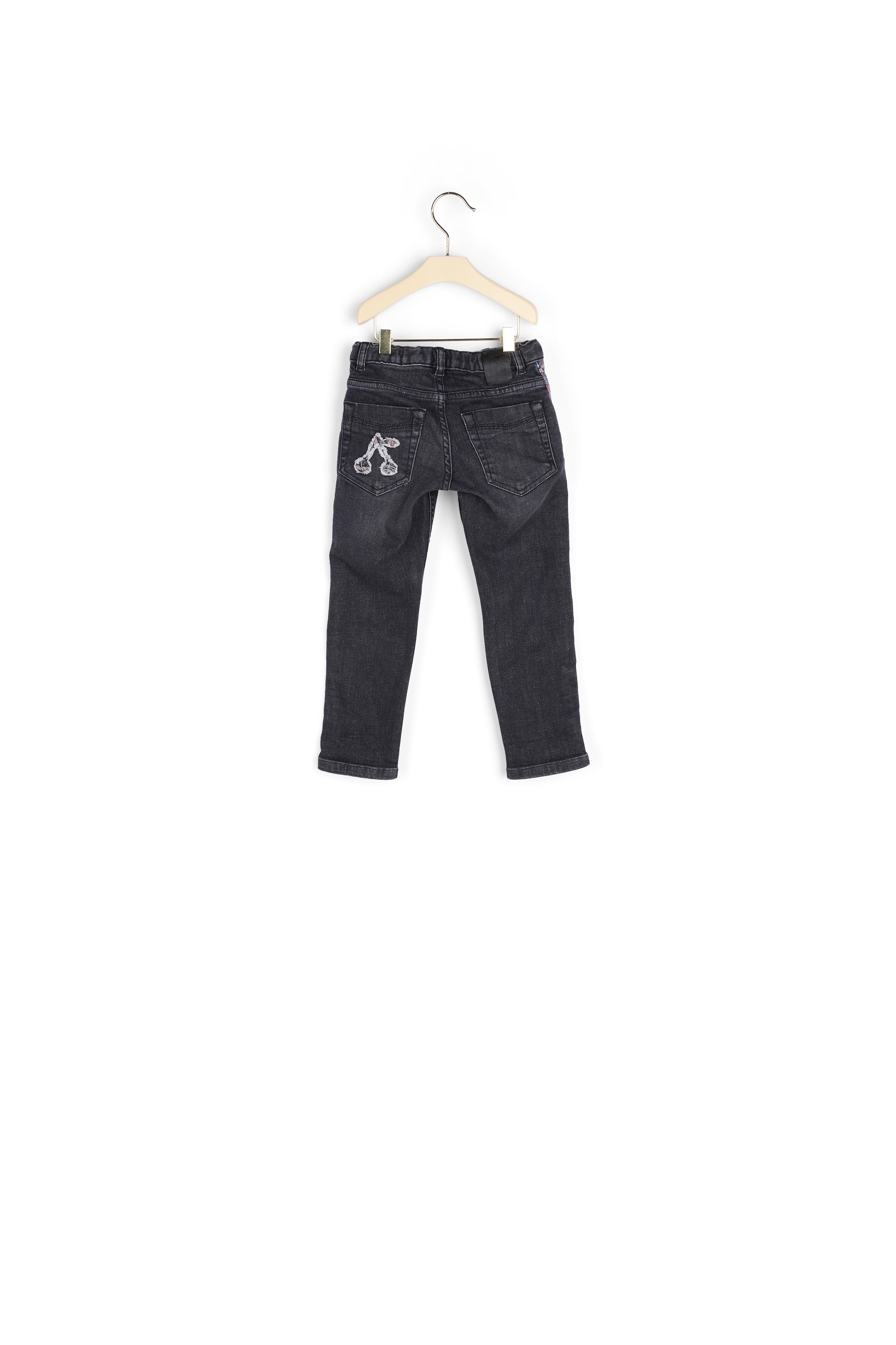 Pantalon denim et tissu Liberty - Bonpoint vintage