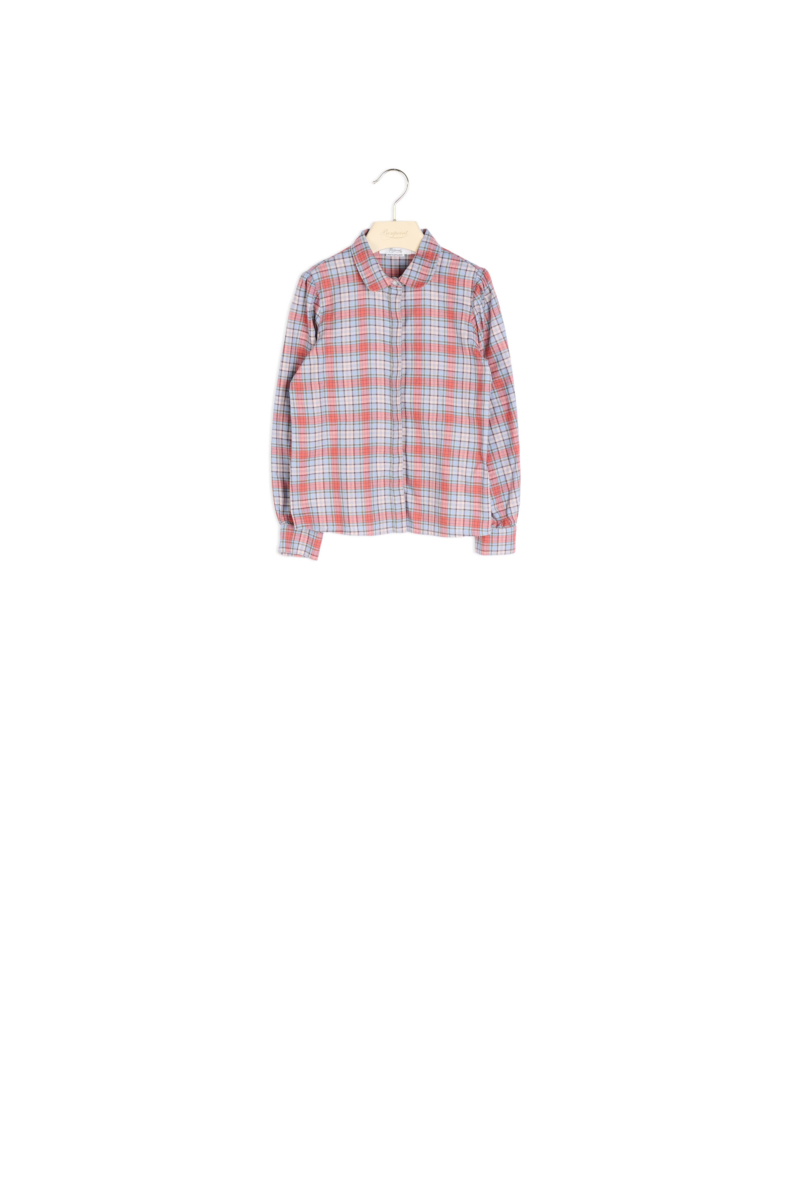 Blouse à carreaux - Bonpoint vintage