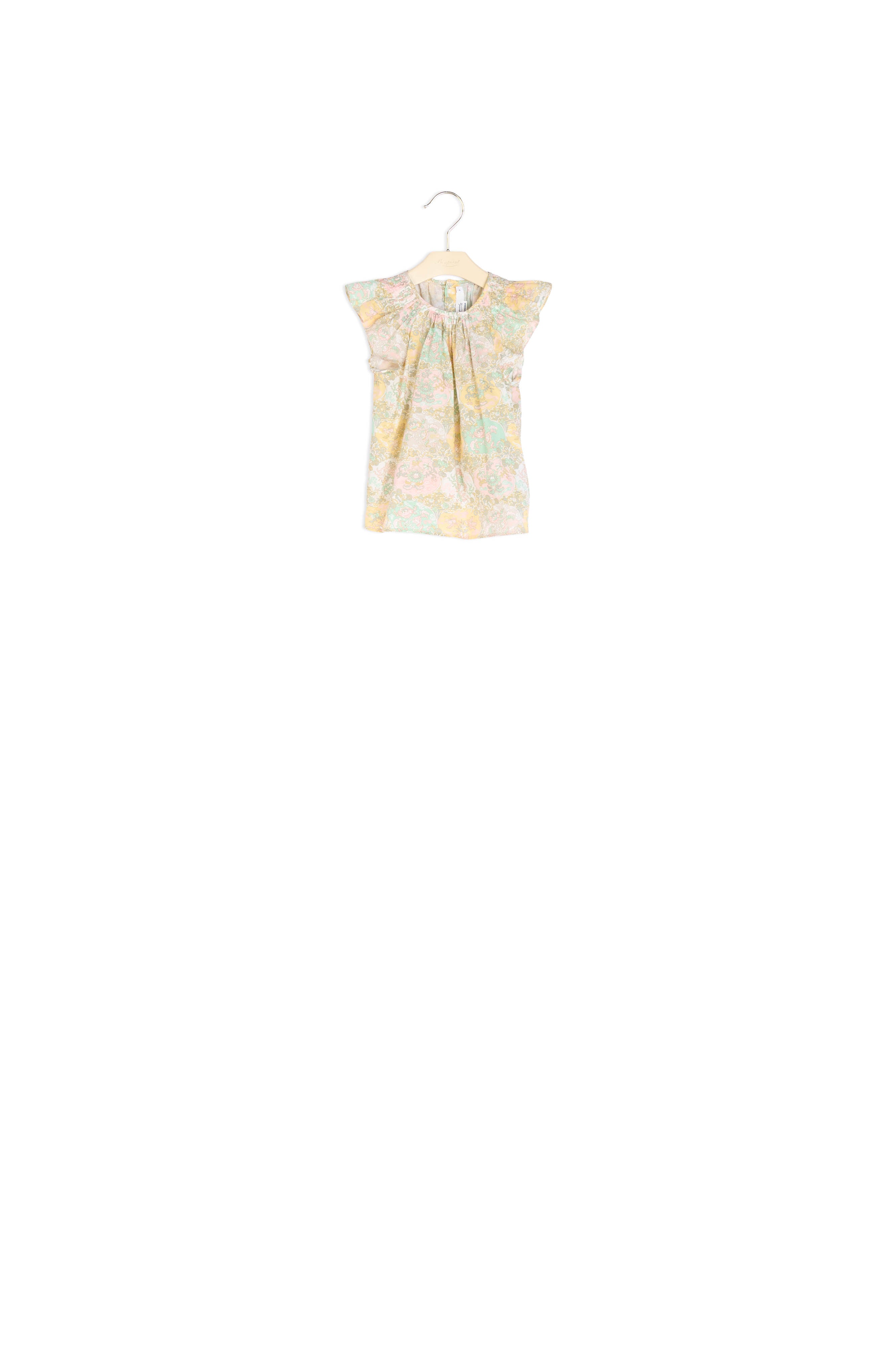 Blouse en lin Liberty - Bonpoint vintage