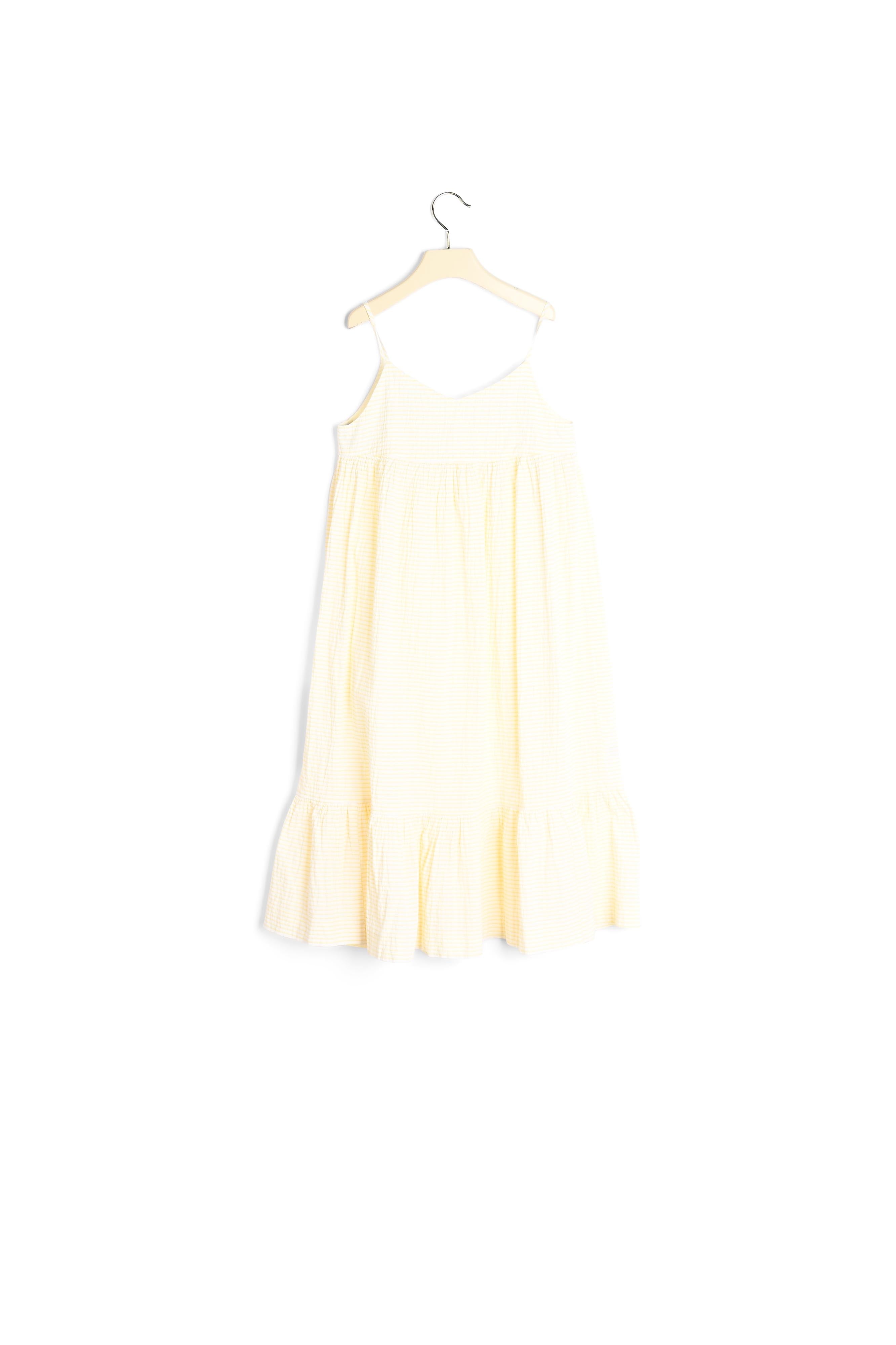 Robe en coton gaufré rayé - Bonpoint vintage