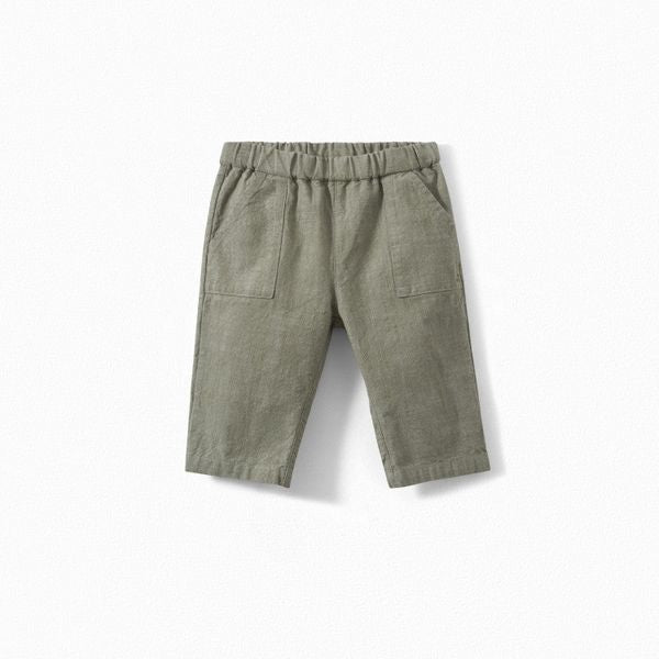 Pantalon en coton chambray - Bonpoint vintage